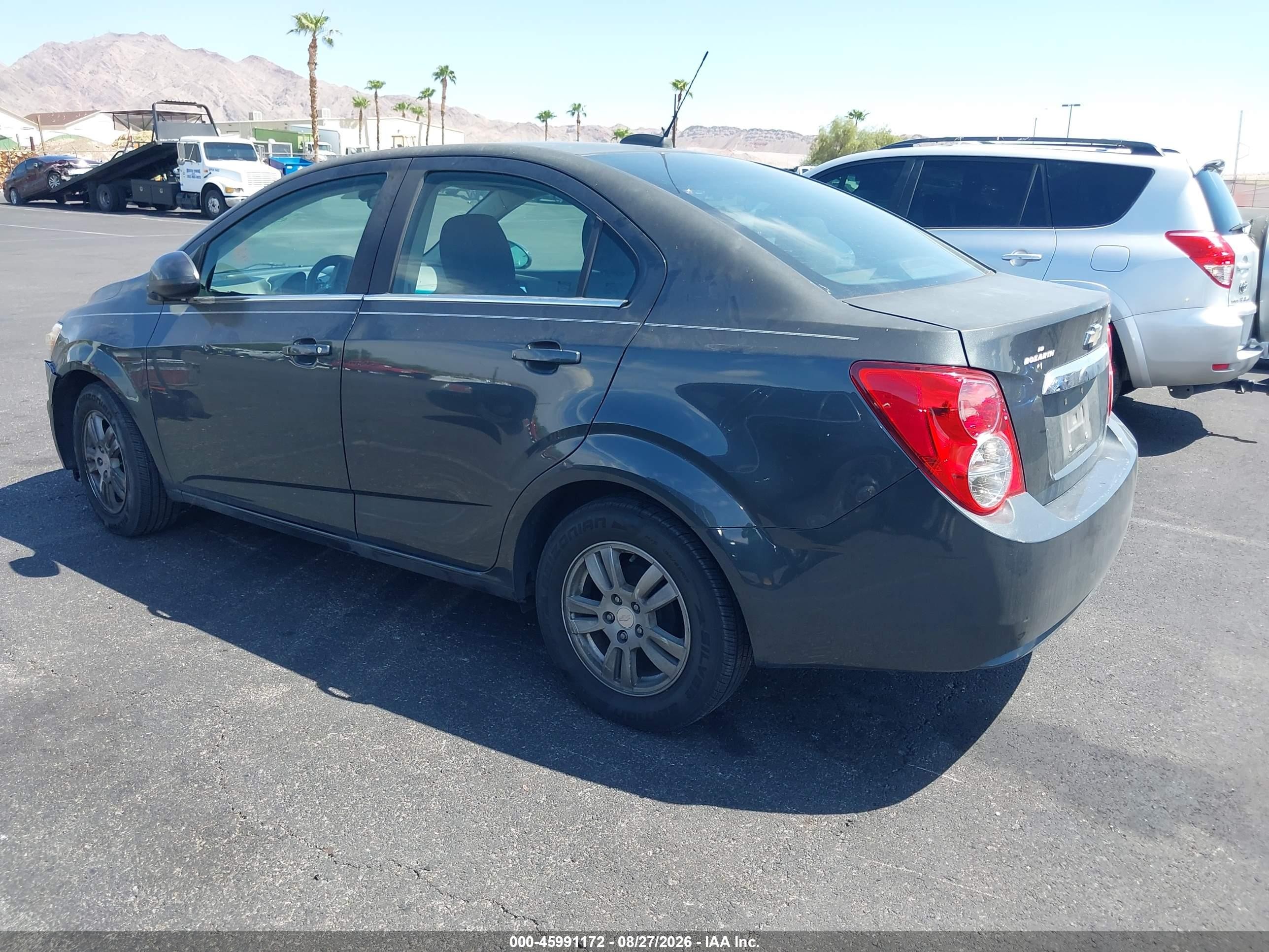 2016 Chevrolet Sonic Lt Auto Gray vin: 1G1JC5SH0G4157857