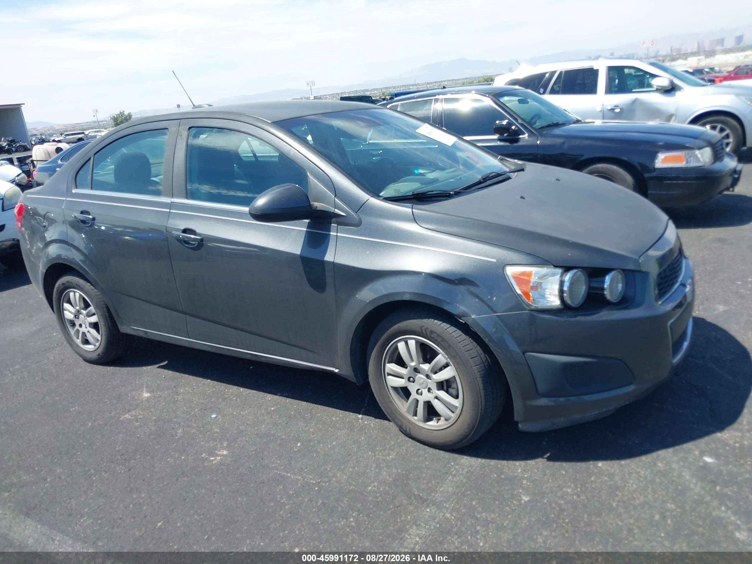 2016 Chevrolet Sonic Lt Auto Gray vin: 1G1JC5SH0G4157857