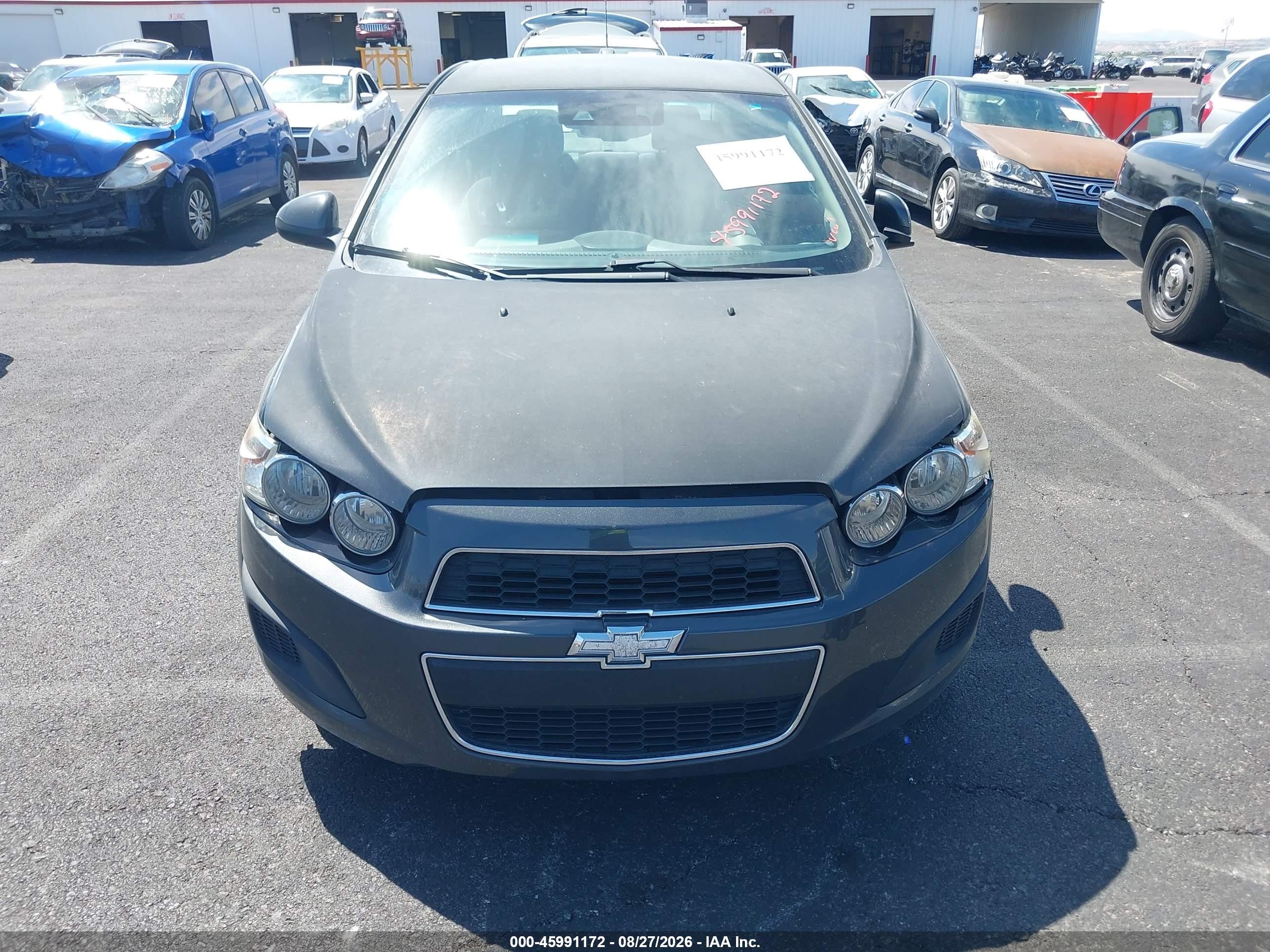 2016 Chevrolet Sonic Lt Auto Gray vin: 1G1JC5SH0G4157857