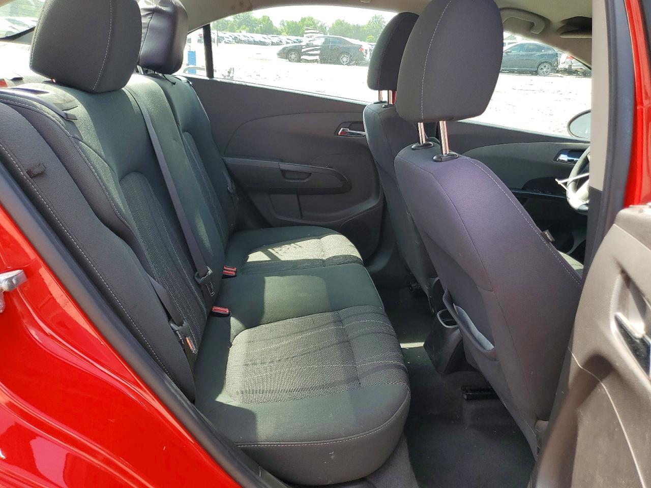 2012 Chevrolet Sonic Lt Red vin: 1G1JC5SH1C4130418