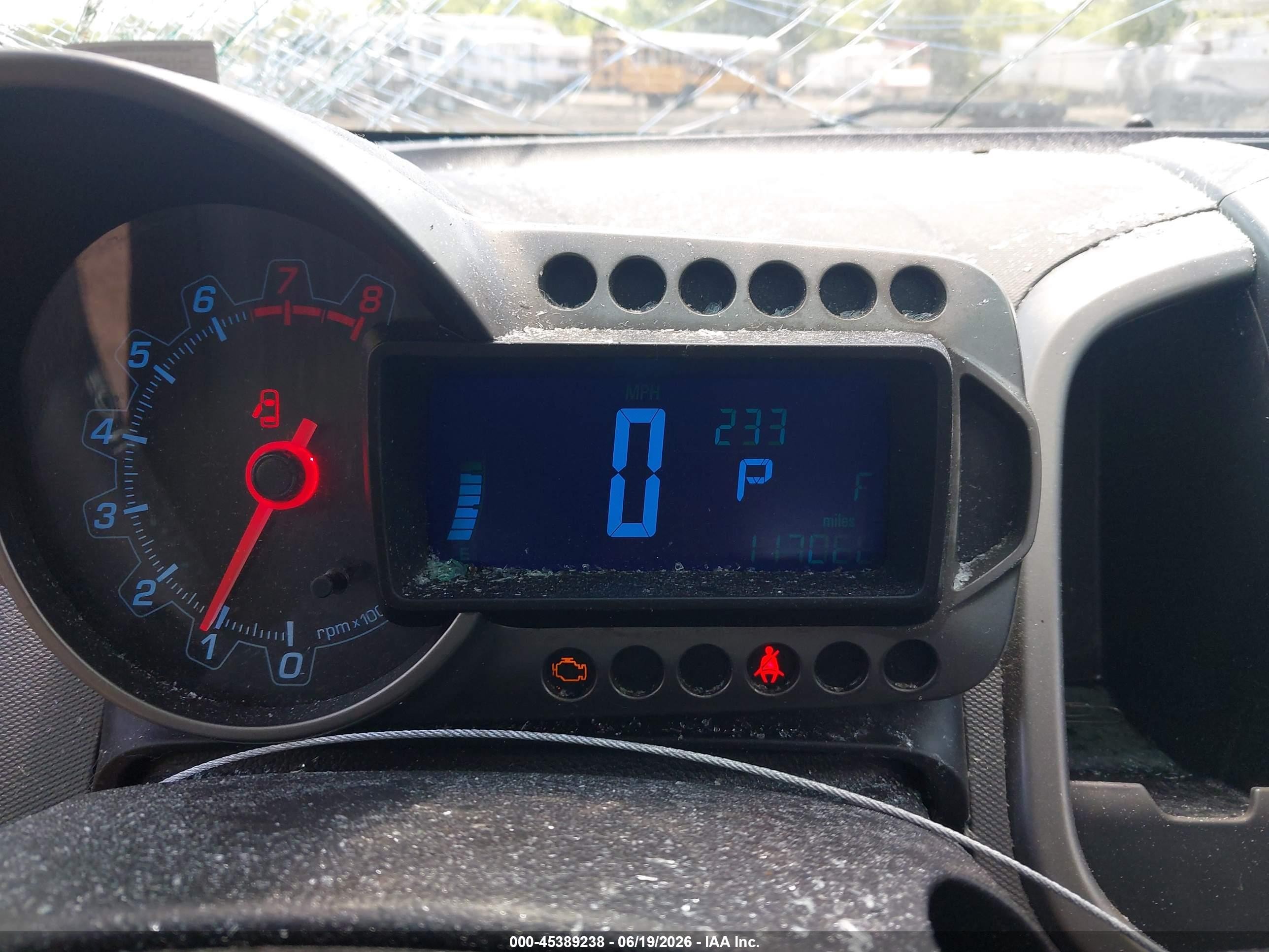 2012 Chevrolet Sonic 2lt Red vin: 1G1JC5SH1C4142083