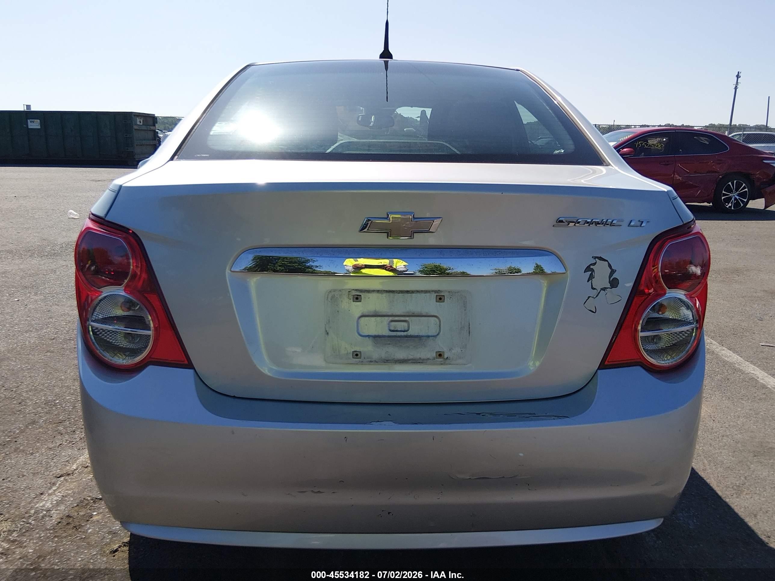 2012 Chevrolet Sonic 2lt Серебряный vin: 1G1JC5SH1C4179991