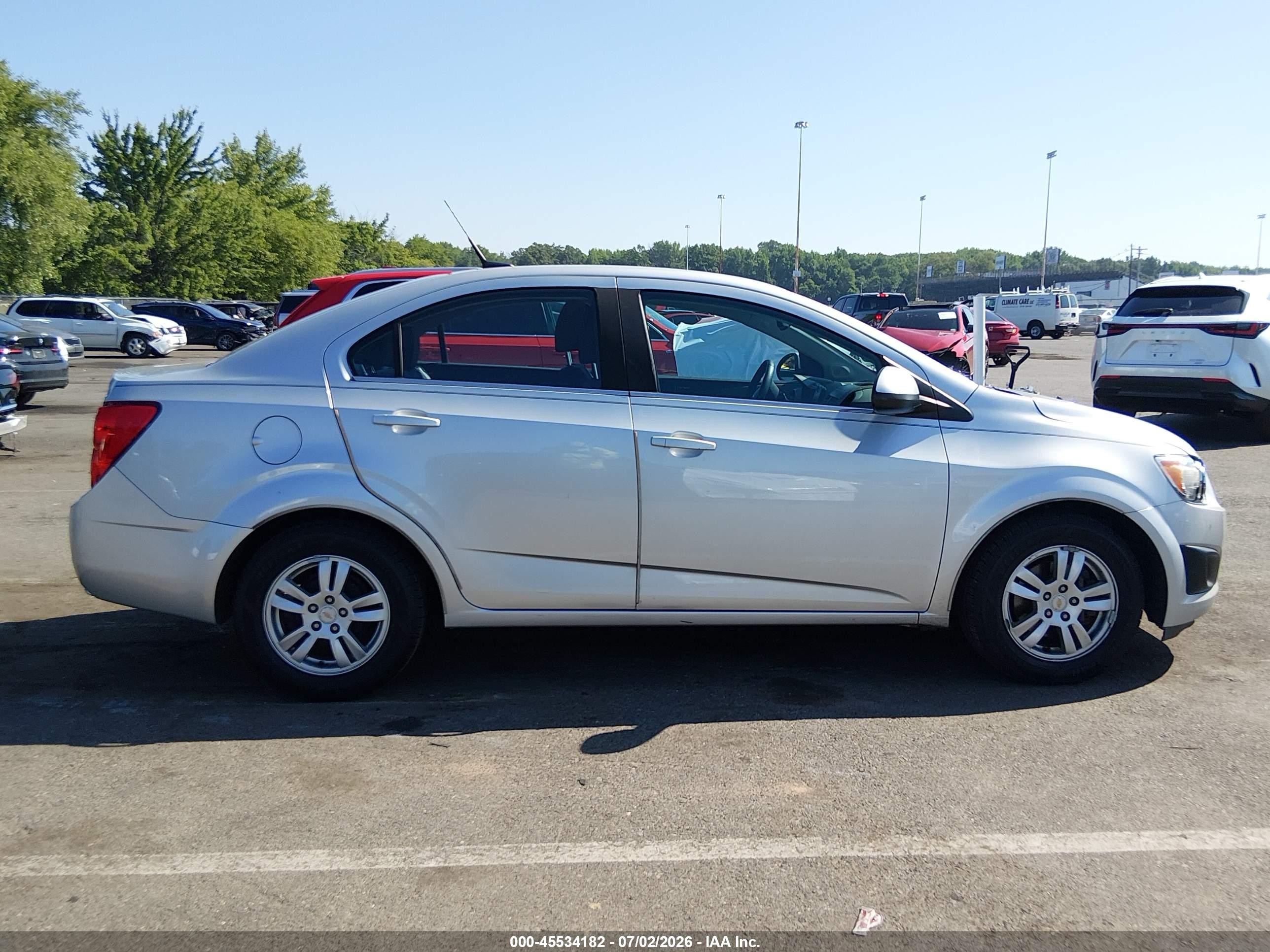 2012 Chevrolet Sonic 2lt Серебряный vin: 1G1JC5SH1C4179991