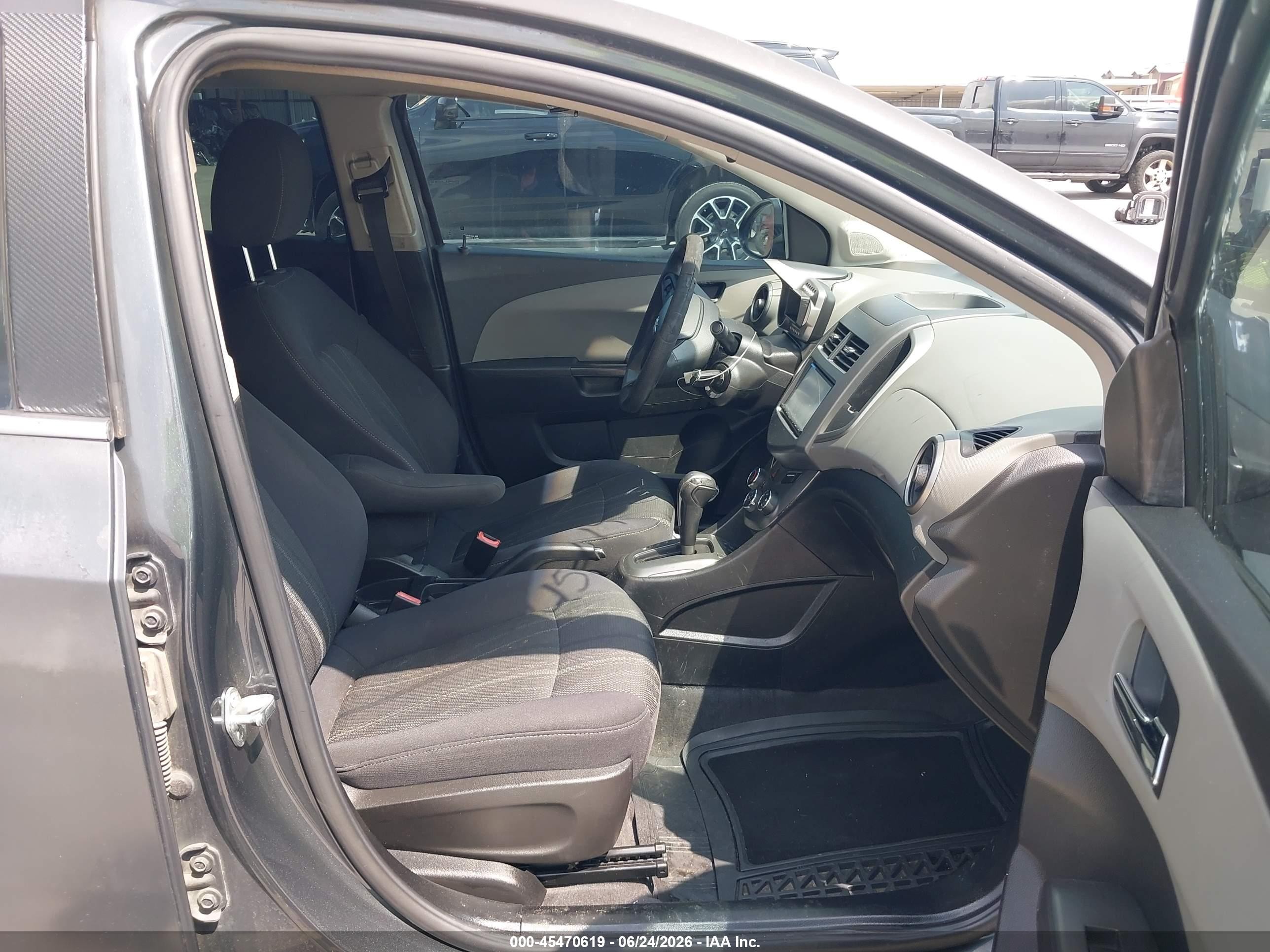 2013 Chevrolet Sonic Lt Auto Gray vin: 1G1JC5SH1D4147057