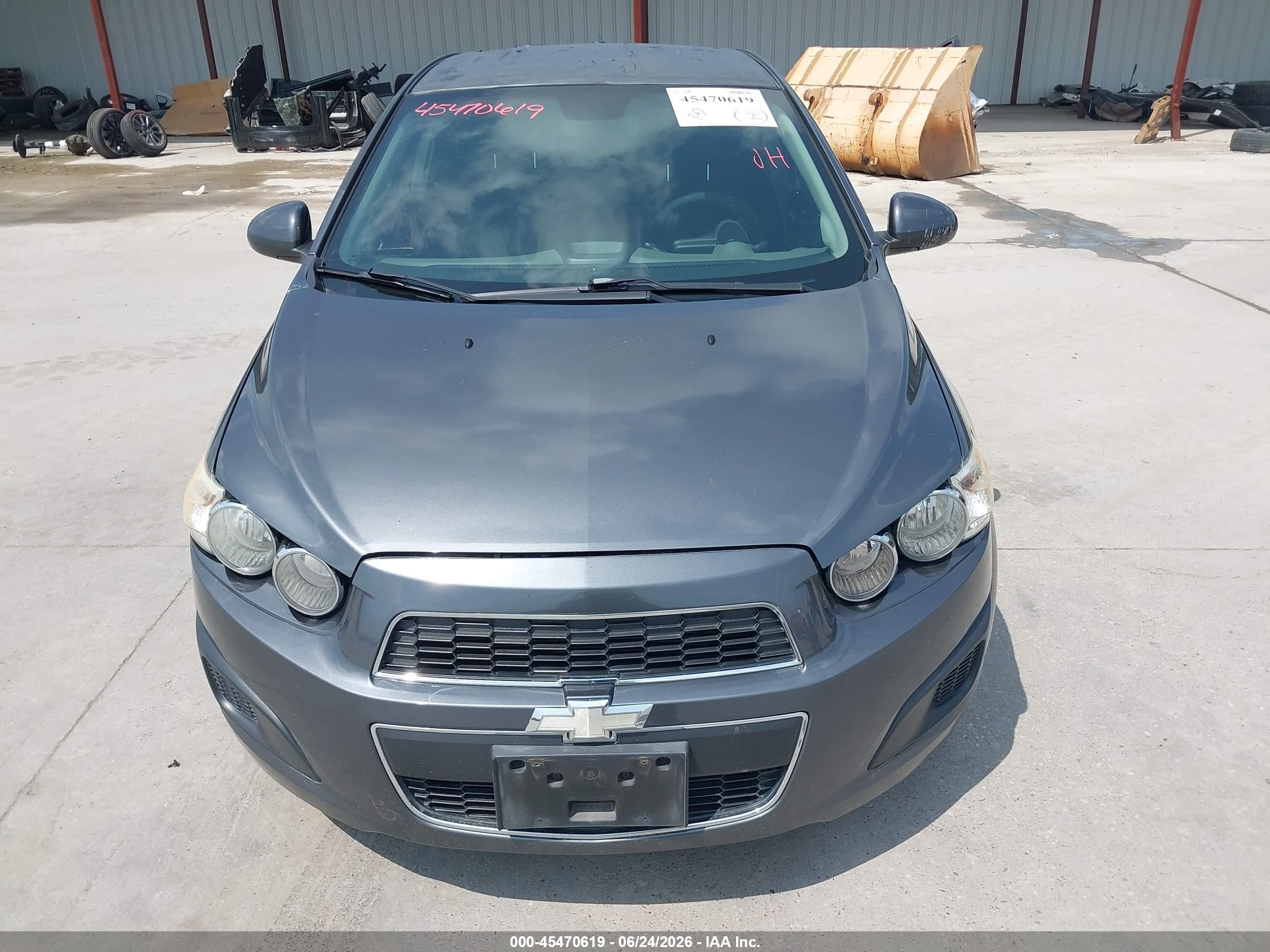 2013 Chevrolet Sonic Lt Auto Gray vin: 1G1JC5SH1D4147057