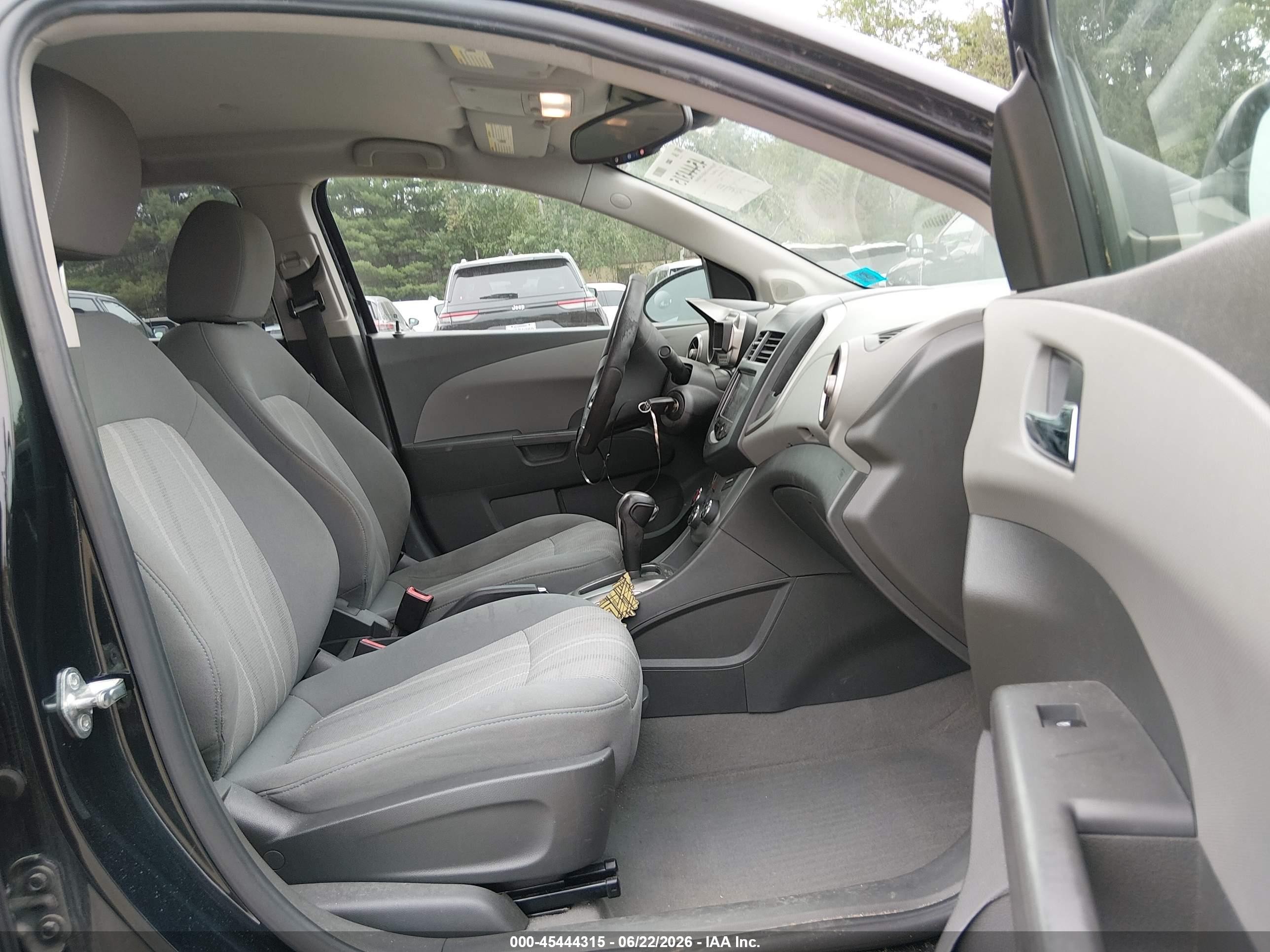 2013 Chevrolet Sonic Lt Auto Black vin: 1G1JC5SH1D4155482