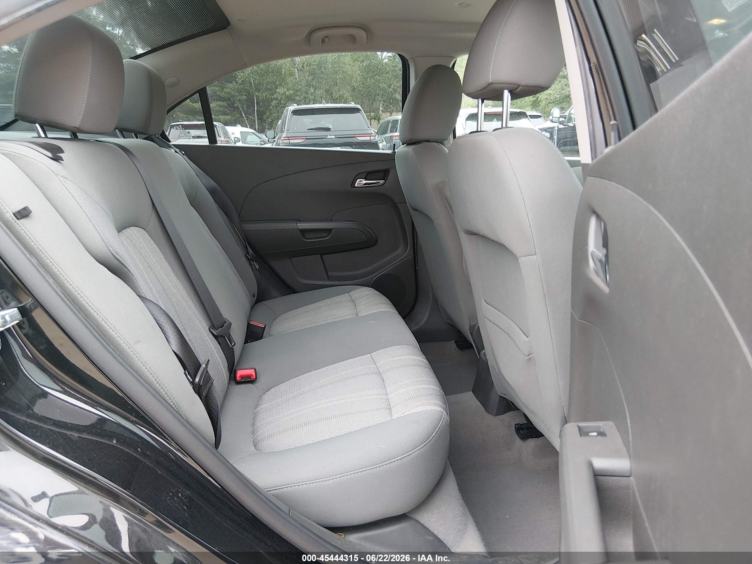 2013 Chevrolet Sonic Lt Auto Black vin: 1G1JC5SH1D4155482