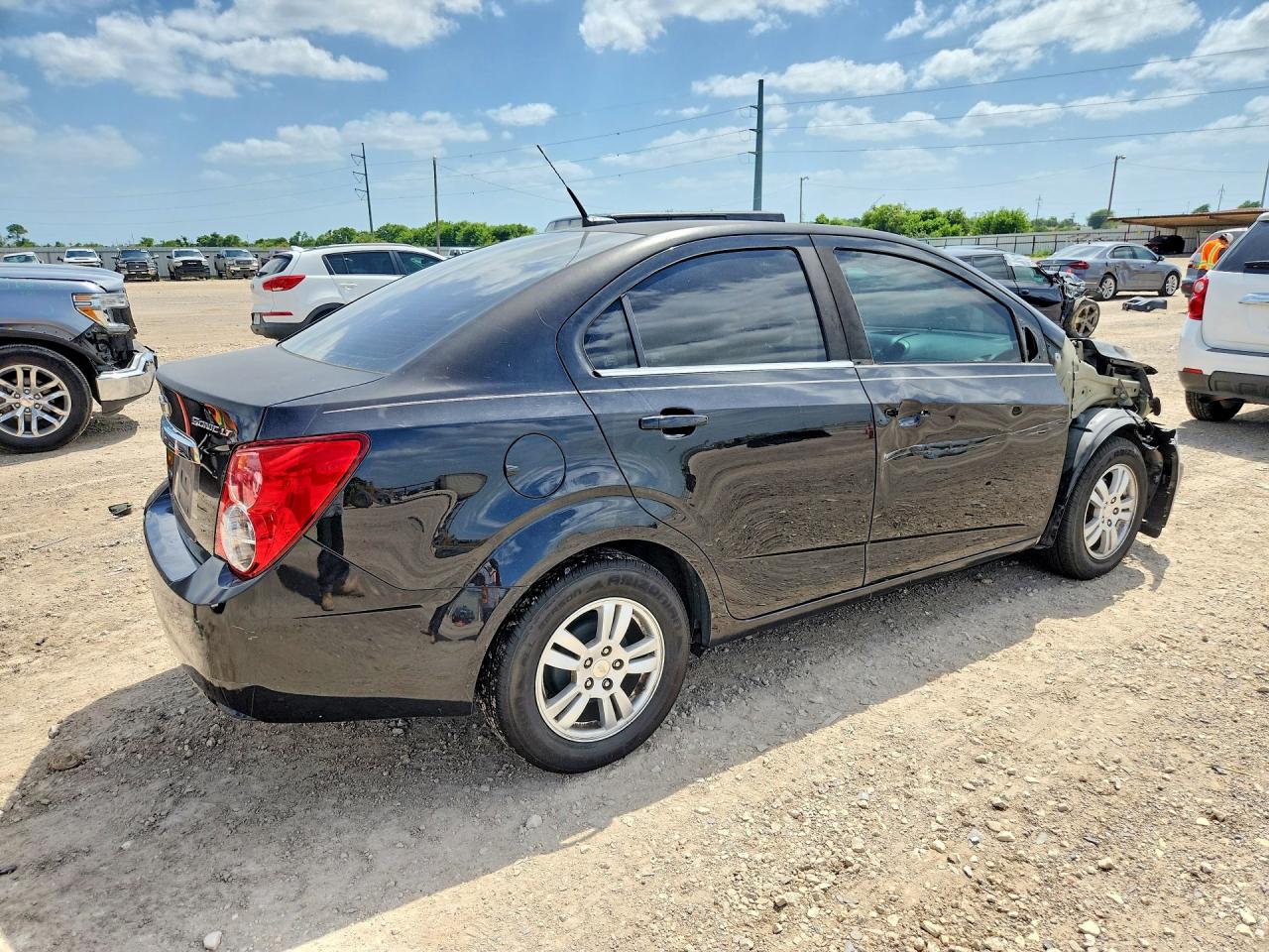 2013 Chevrolet Sonic Lt Black vin: 1G1JC5SH1D4221397