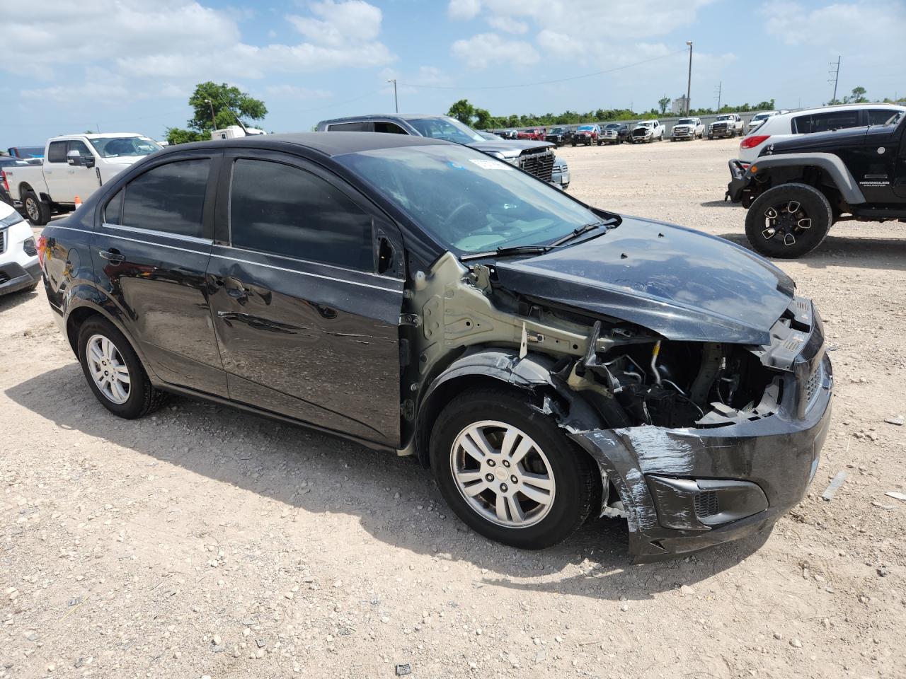 2013 Chevrolet Sonic Lt Black vin: 1G1JC5SH1D4221397