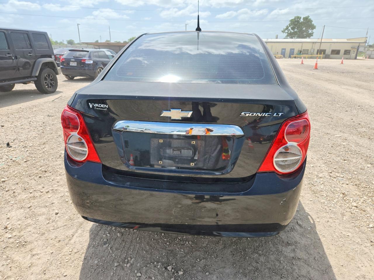 2013 Chevrolet Sonic Lt Black vin: 1G1JC5SH1D4221397