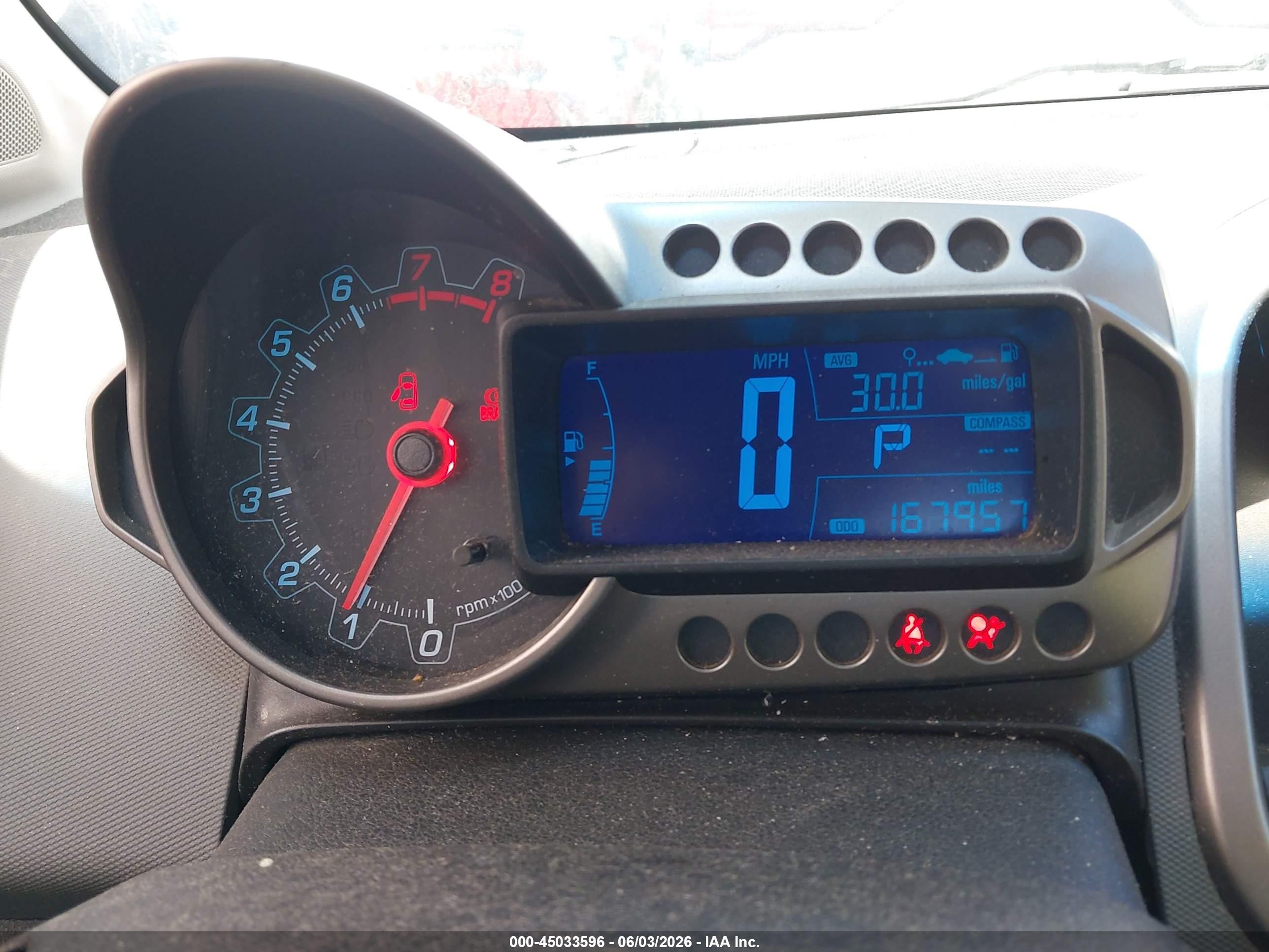 2013 Chevrolet Sonic Lt Auto White vin: 1G1JC5SH1D4258028