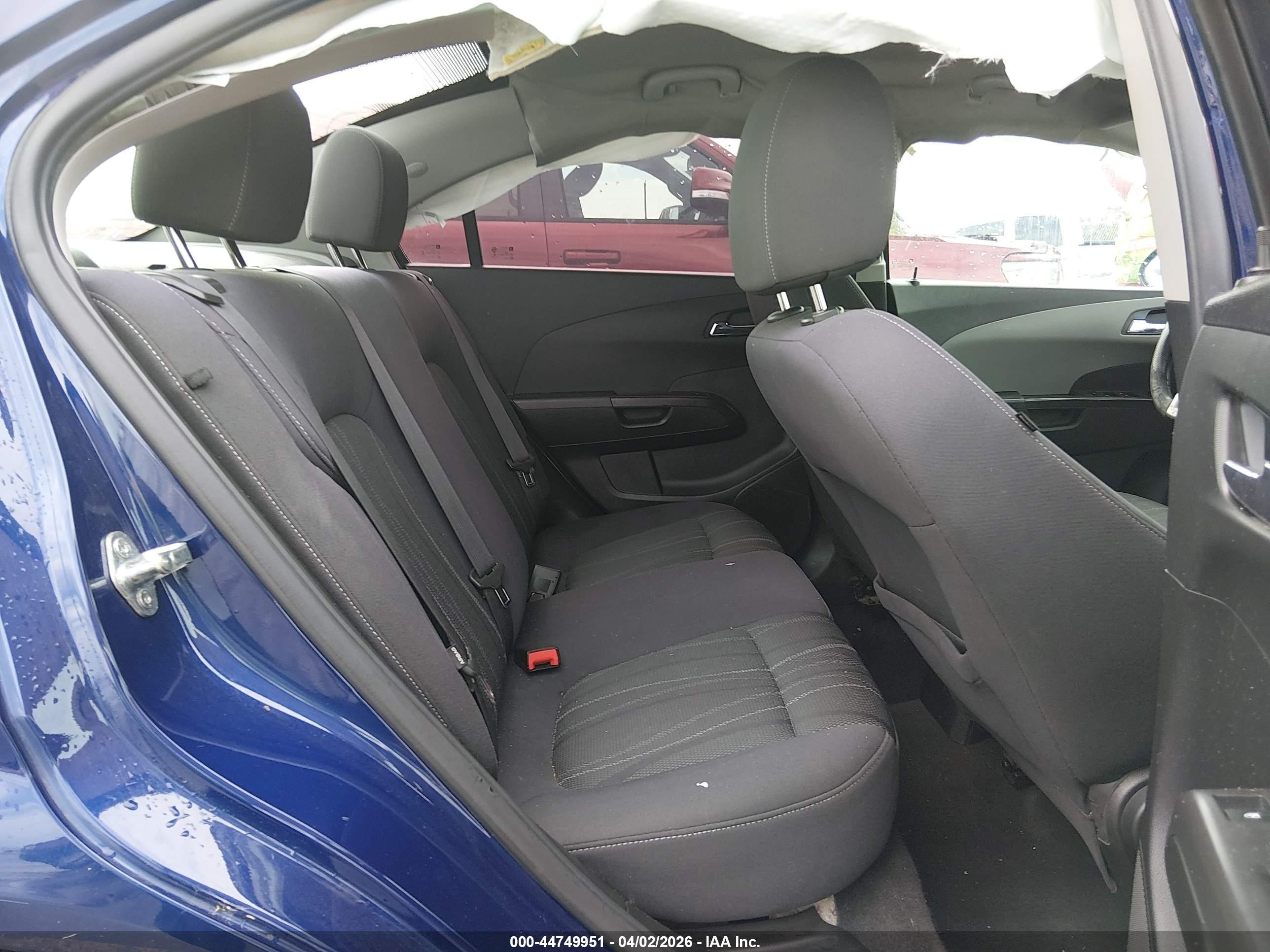 2014 Chevrolet Sonic Lt Auto Blue vin: 1G1JC5SH1E4139817