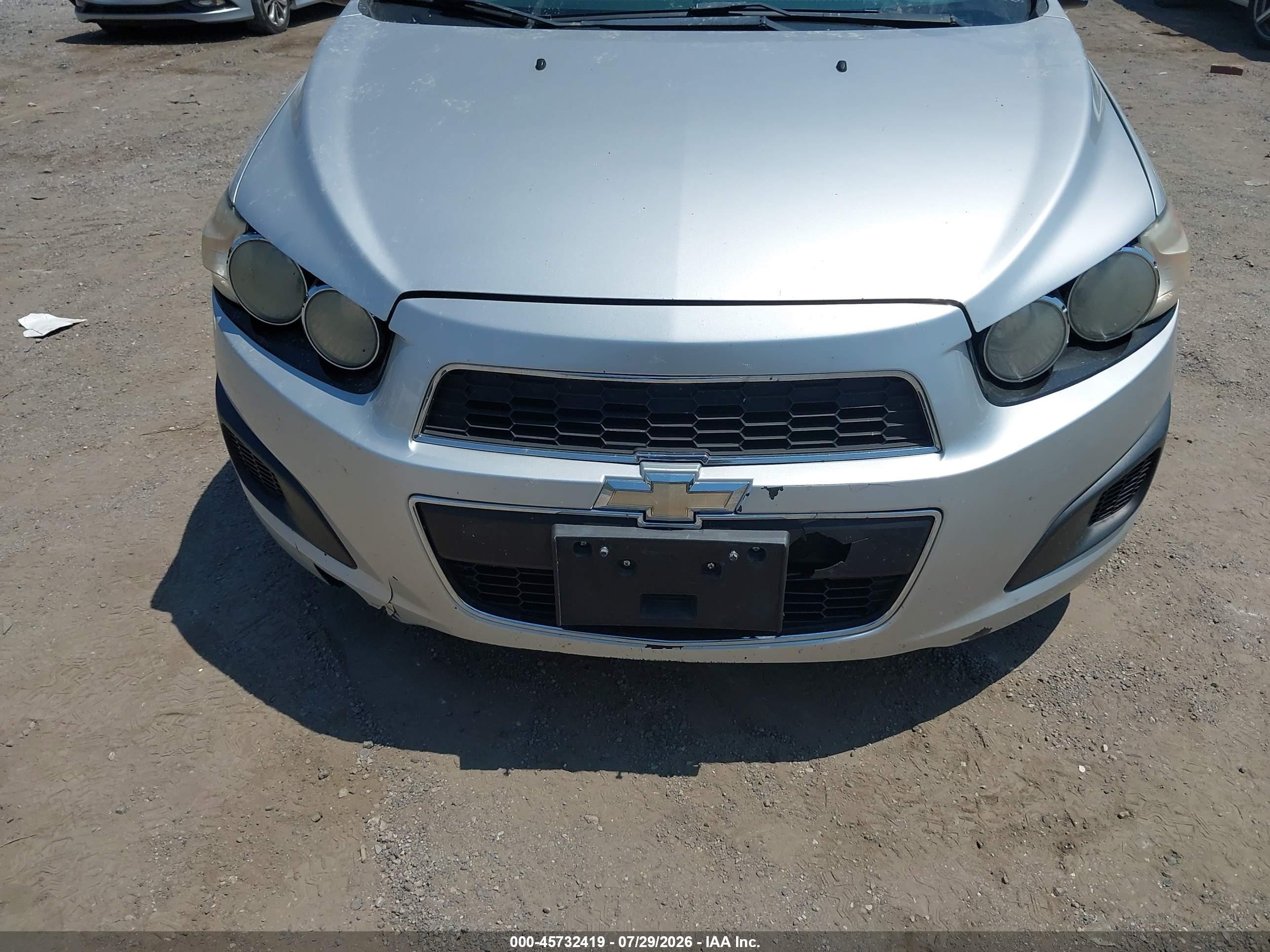 2014 Chevrolet Sonic Lt Auto Gray vin: 1G1JC5SH1E4156682