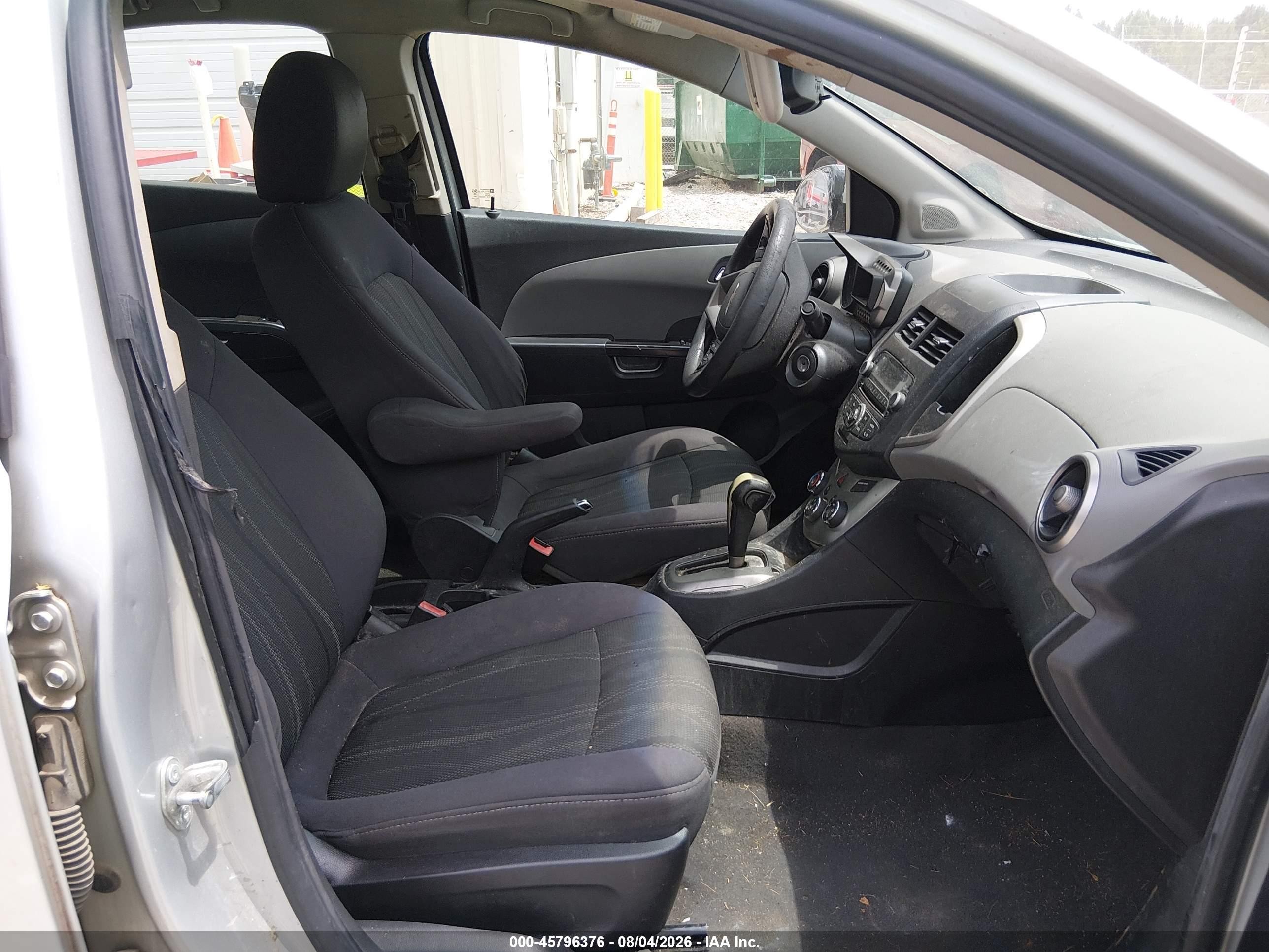 2014 Chevrolet Sonic Lt Auto Gray vin: 1G1JC5SH1E4173482