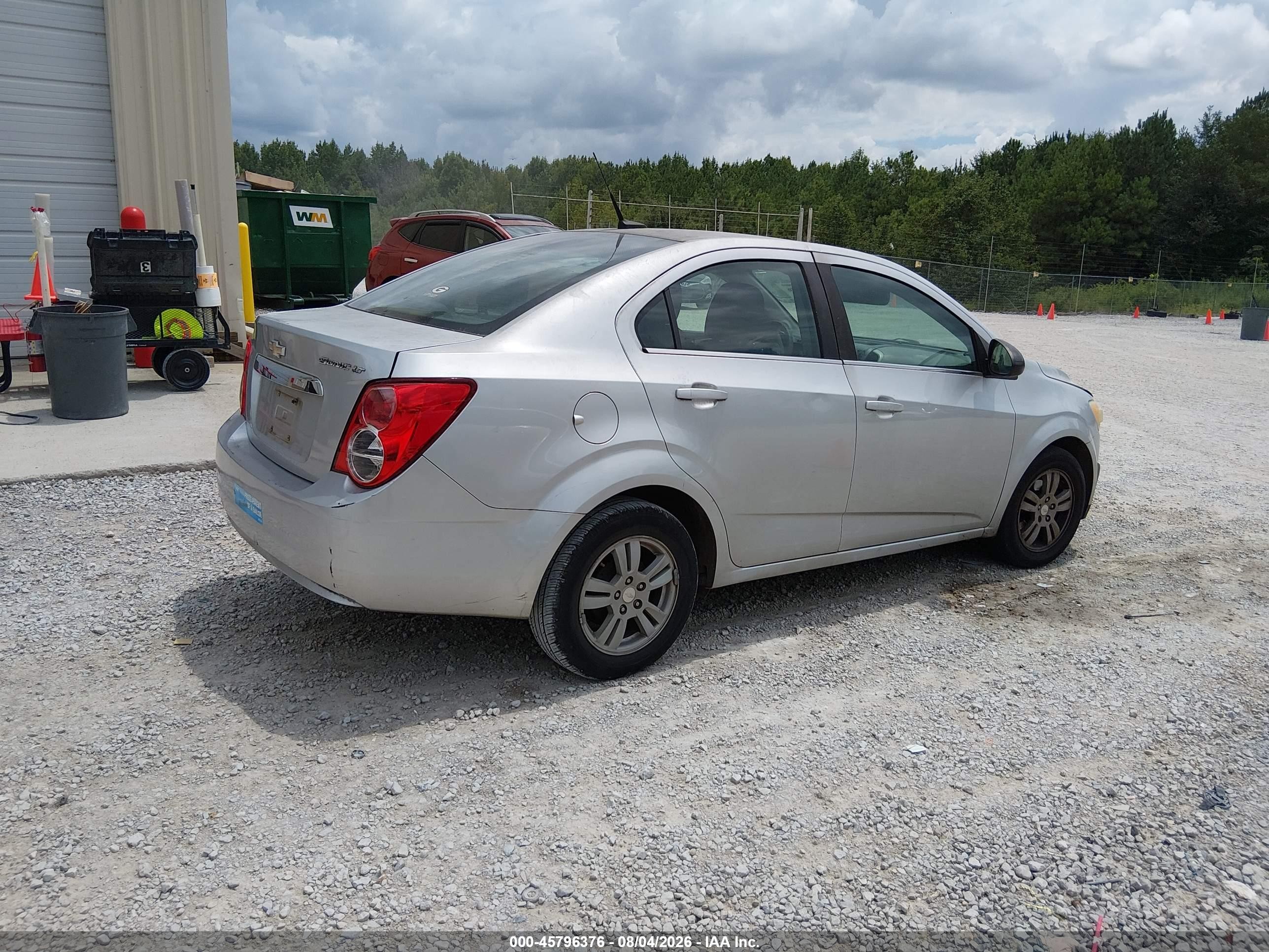 2014 Chevrolet Sonic Lt Auto Gray vin: 1G1JC5SH1E4173482