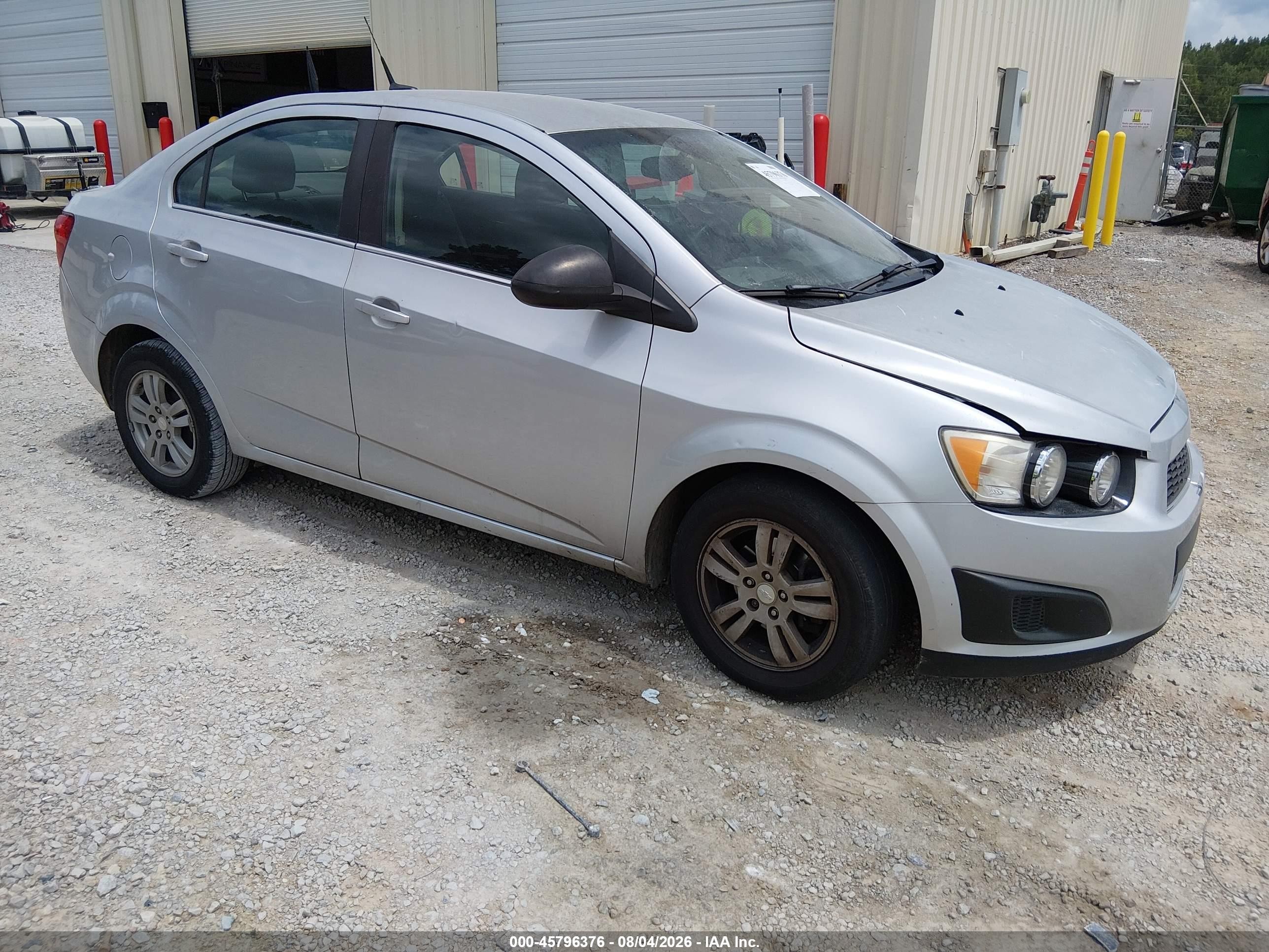 2014 Chevrolet Sonic Lt Auto Gray vin: 1G1JC5SH1E4173482