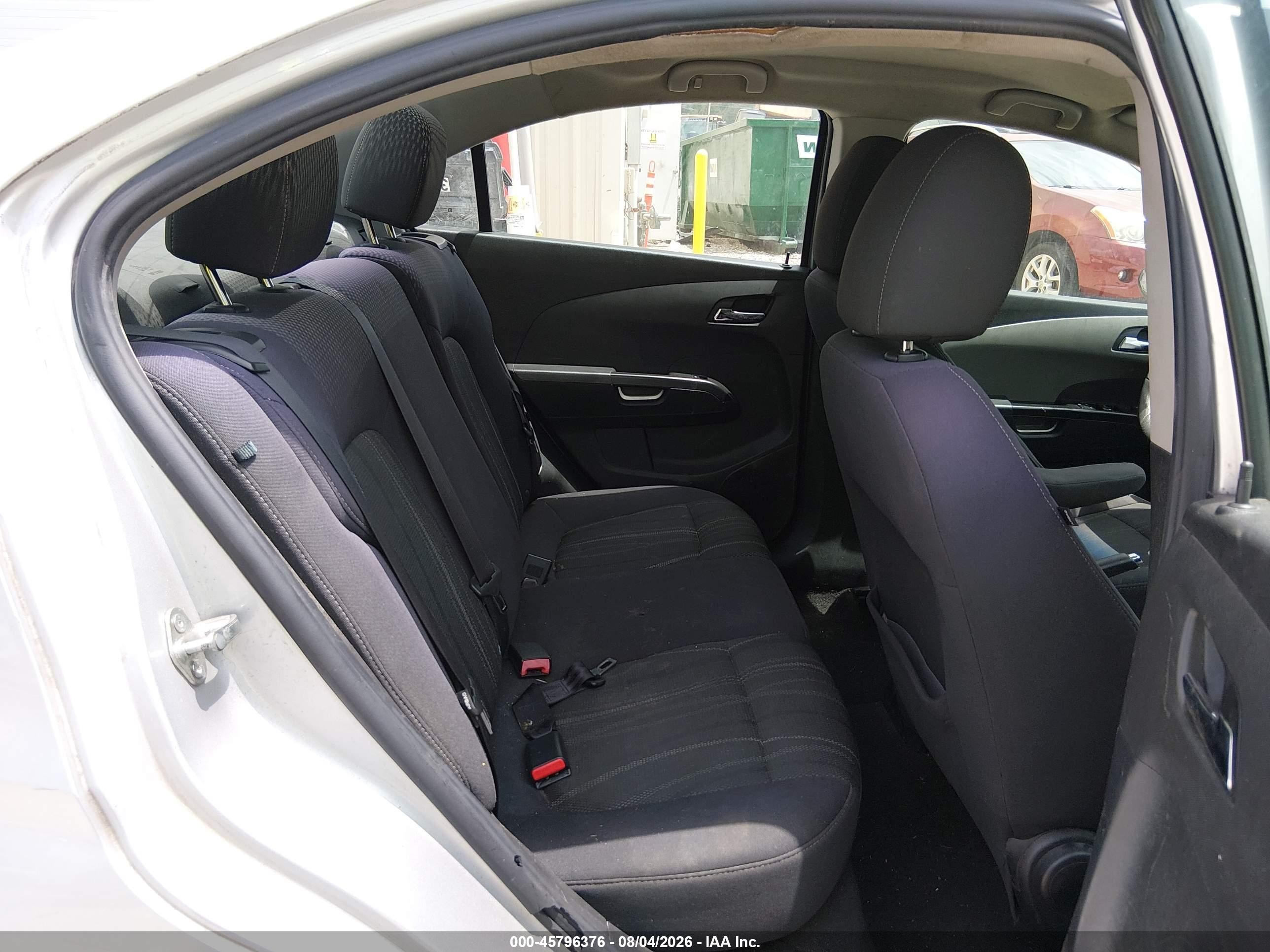 2014 Chevrolet Sonic Lt Auto Gray vin: 1G1JC5SH1E4173482