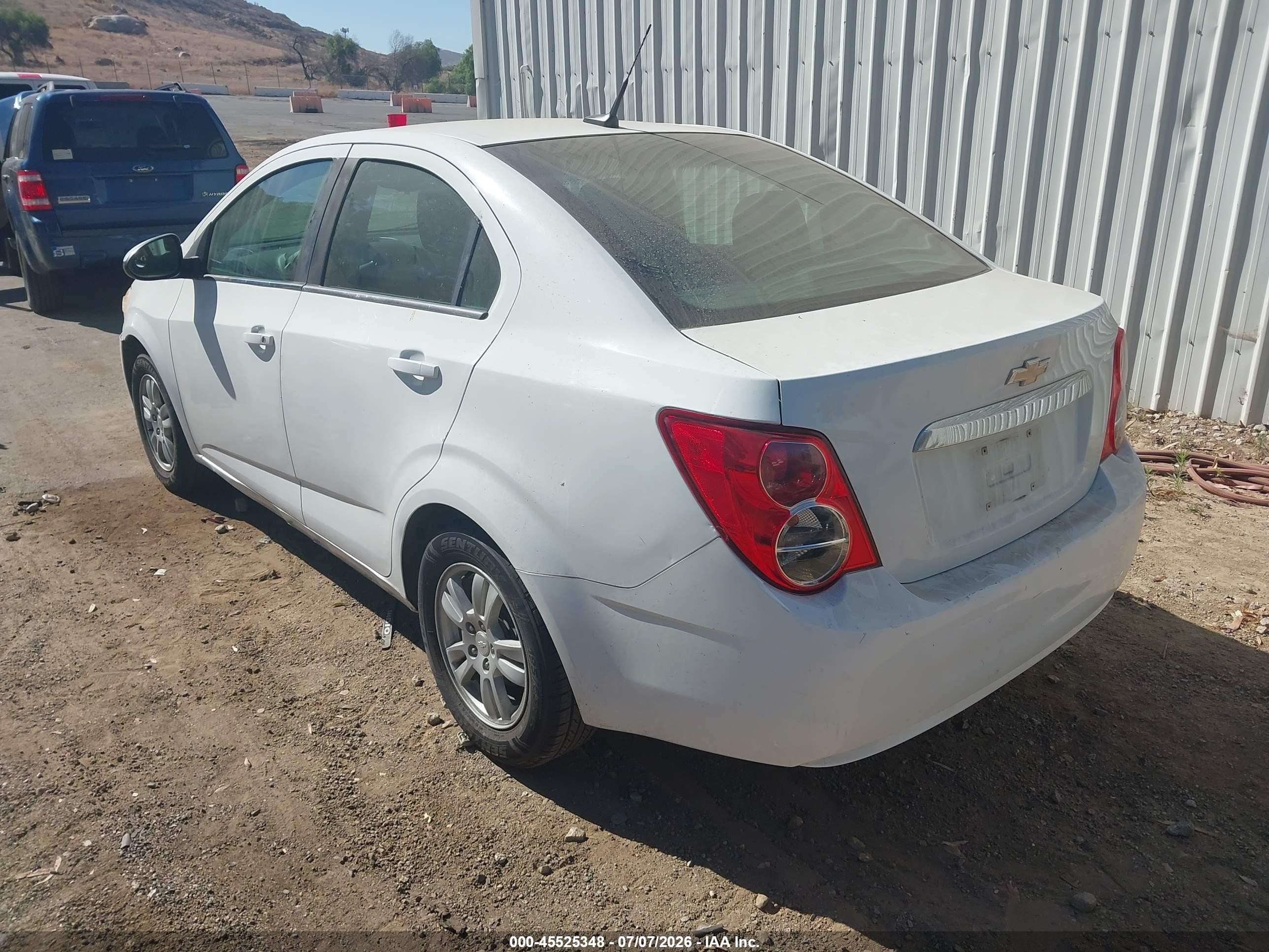 2014 Chevrolet Sonic Lt Auto White vin: 1G1JC5SH1E4190489