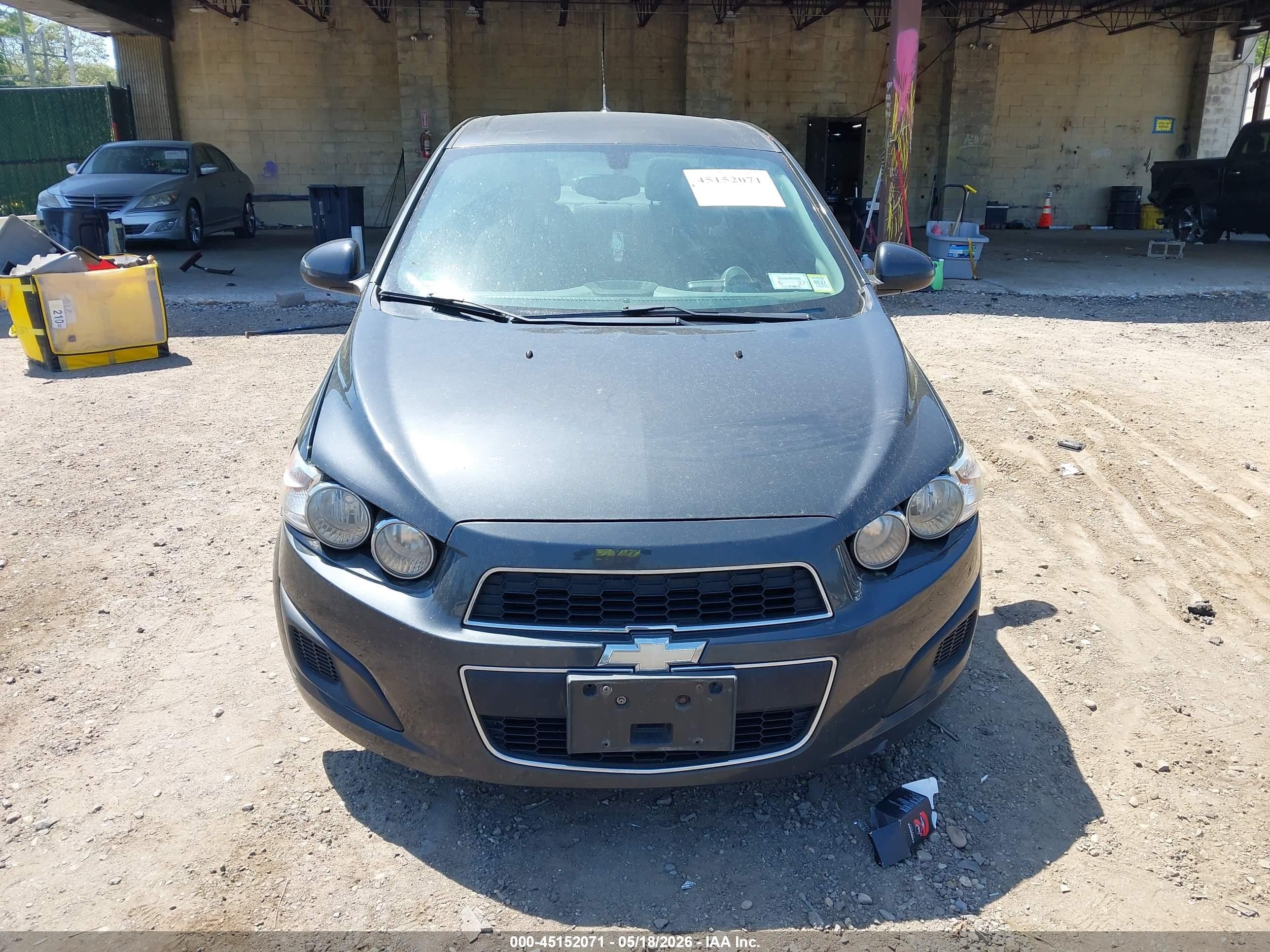 2014 Chevrolet Sonic Lt Auto Gray vin: 1G1JC5SH1E4203760