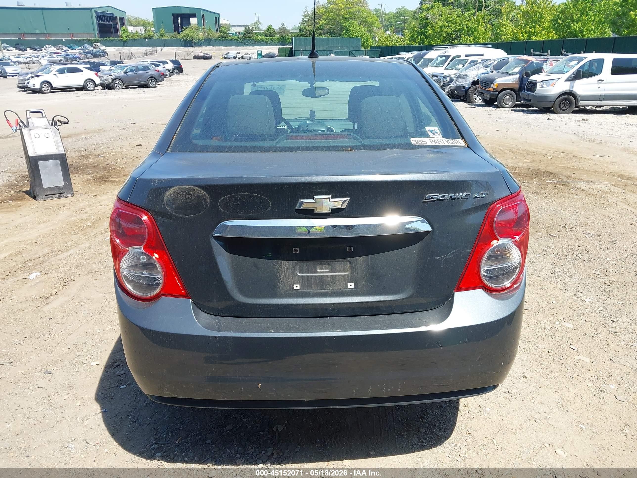 2014 Chevrolet Sonic Lt Auto Gray vin: 1G1JC5SH1E4203760