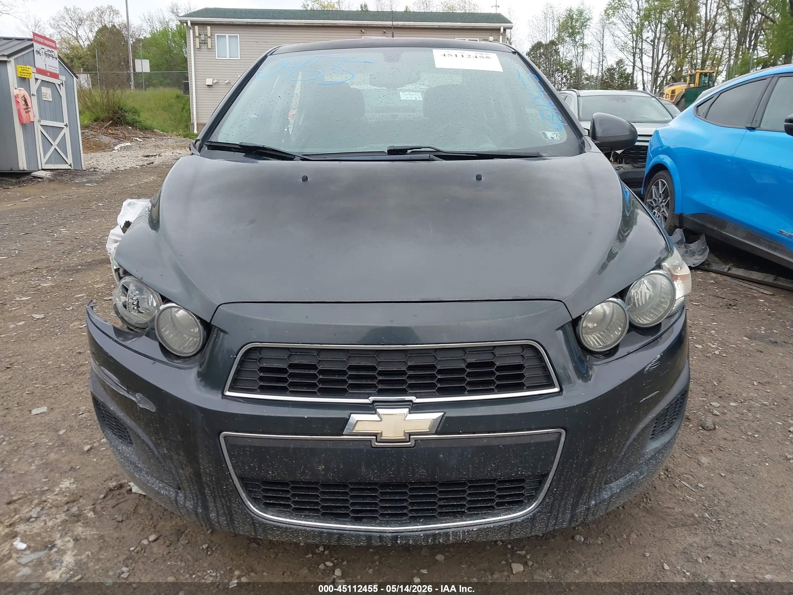 2014 Chevrolet Sonic Lt Auto Gray vin: 1G1JC5SH1E4217657