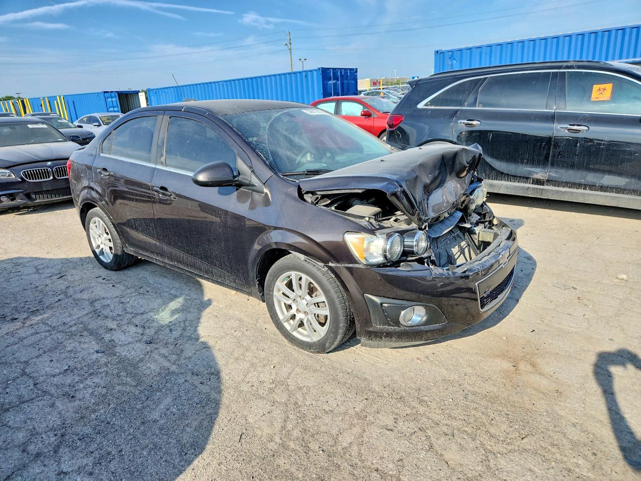 2015 Chevrolet Sonic Lt Black vin: 1G1JC5SH1F4127202