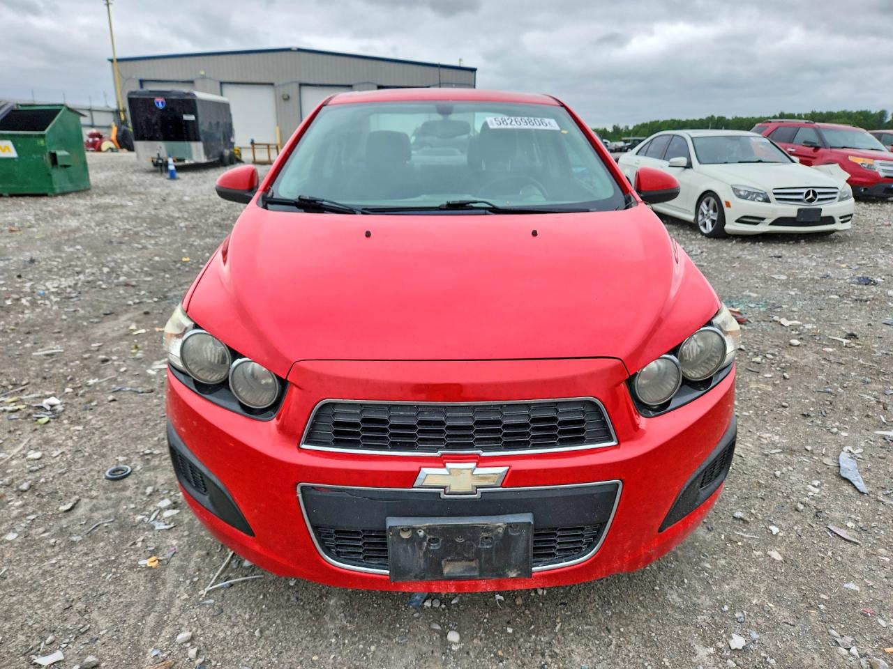 2015 Chevrolet Sonic Lt Red vin: 1G1JC5SH1F4146221