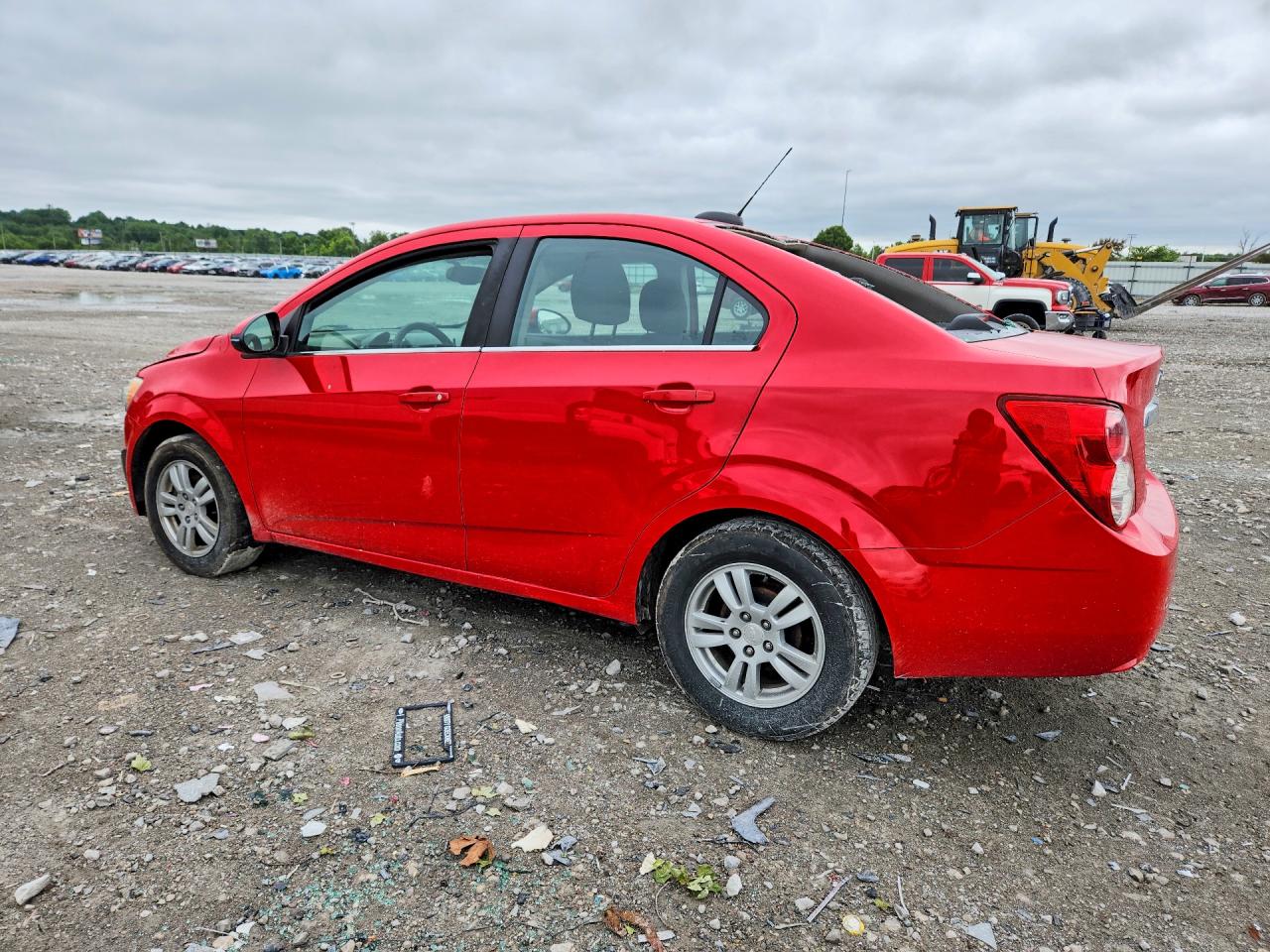2015 Chevrolet Sonic Lt Red vin: 1G1JC5SH1F4146221