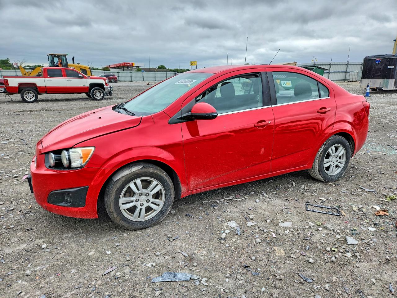 2015 Chevrolet Sonic Lt Red vin: 1G1JC5SH1F4146221
