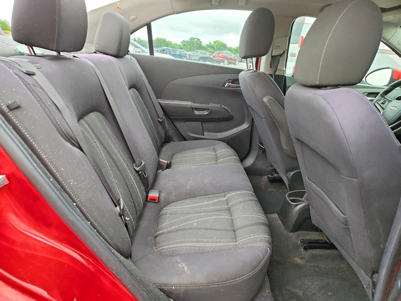 2015 Chevrolet Sonic Lt Red vin: 1G1JC5SH1F4146221