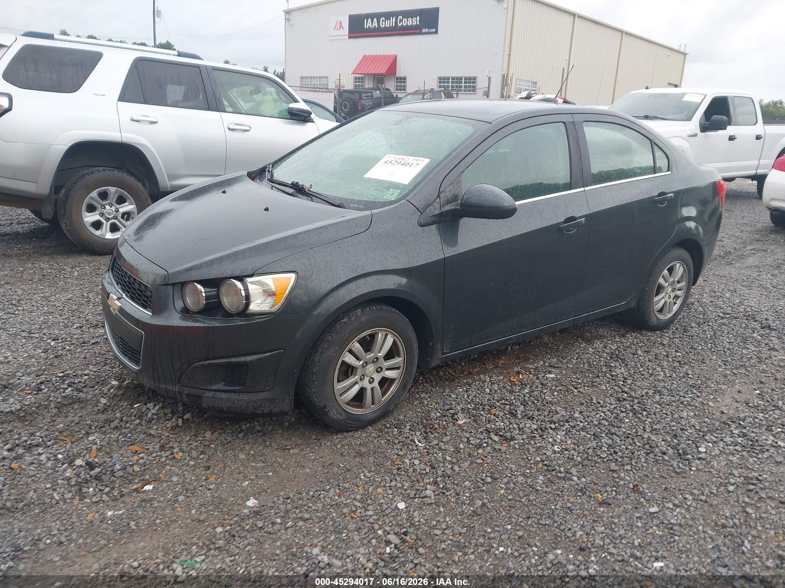 2015 Chevrolet Sonic Lt Auto Black vin: 1G1JC5SH1F4166890