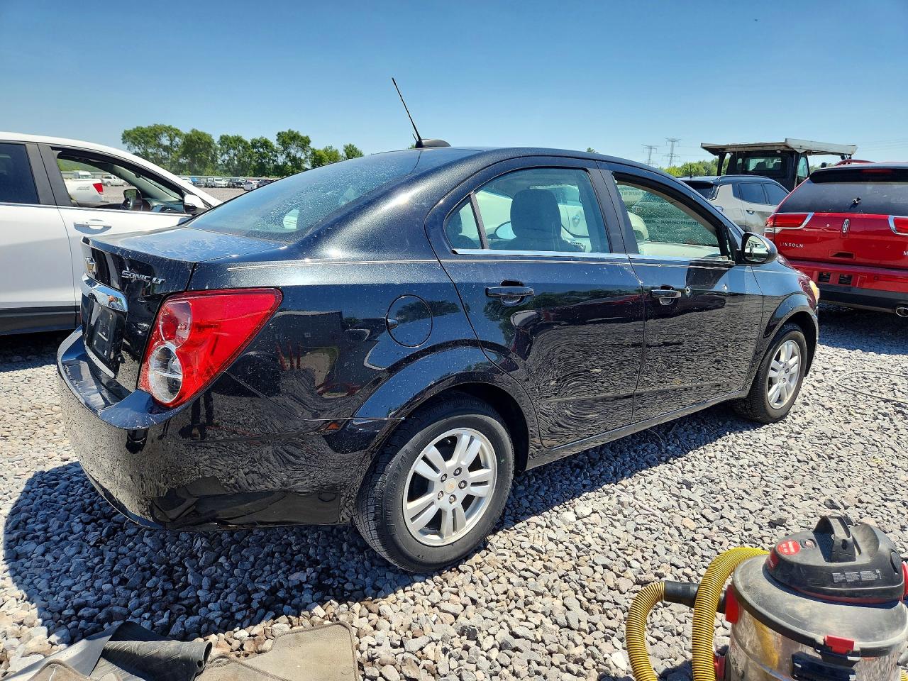 2015 Chevrolet Sonic Lt Black vin: 1G1JC5SH1F4204411