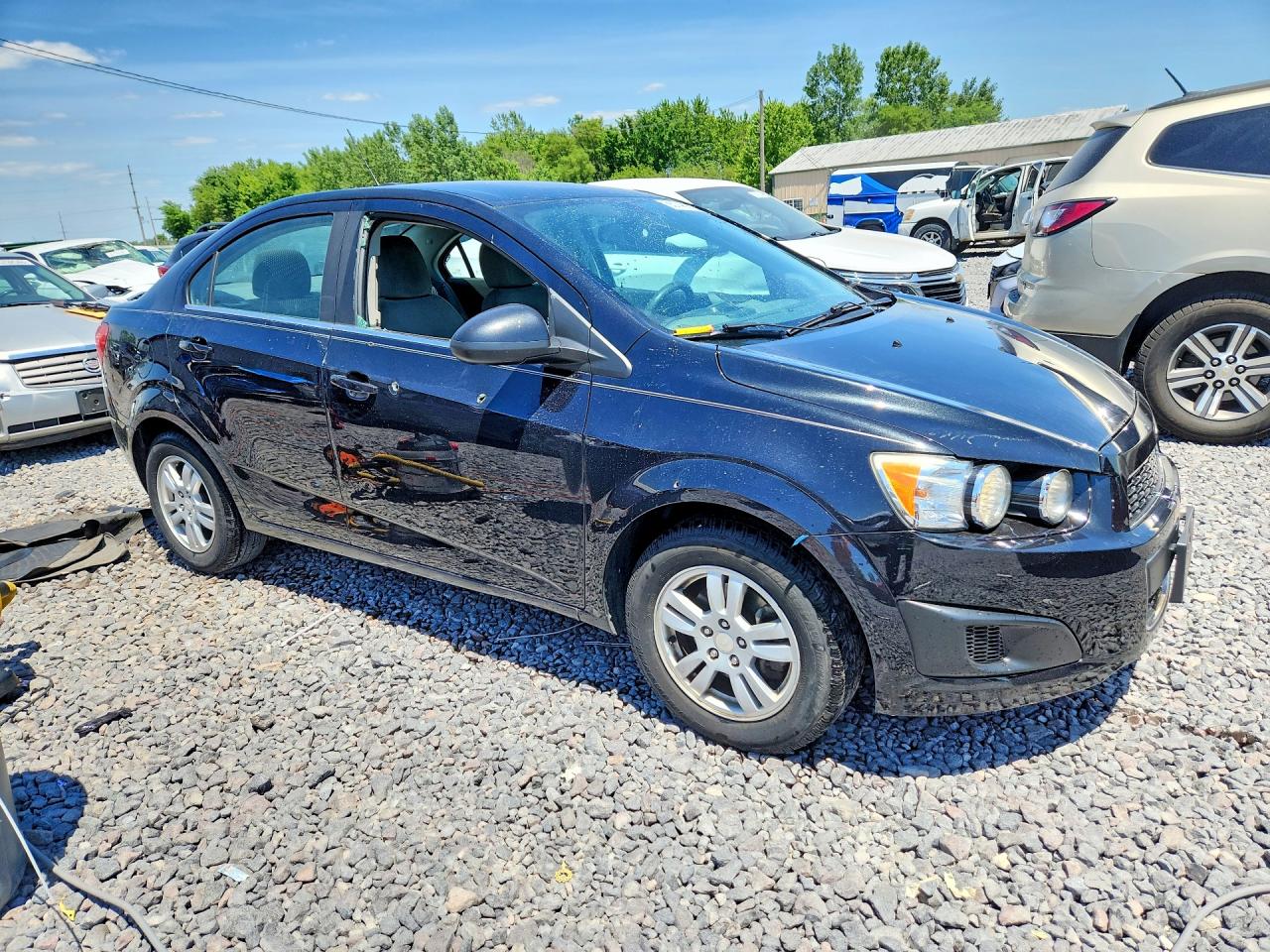 2015 Chevrolet Sonic Lt Black vin: 1G1JC5SH1F4204411