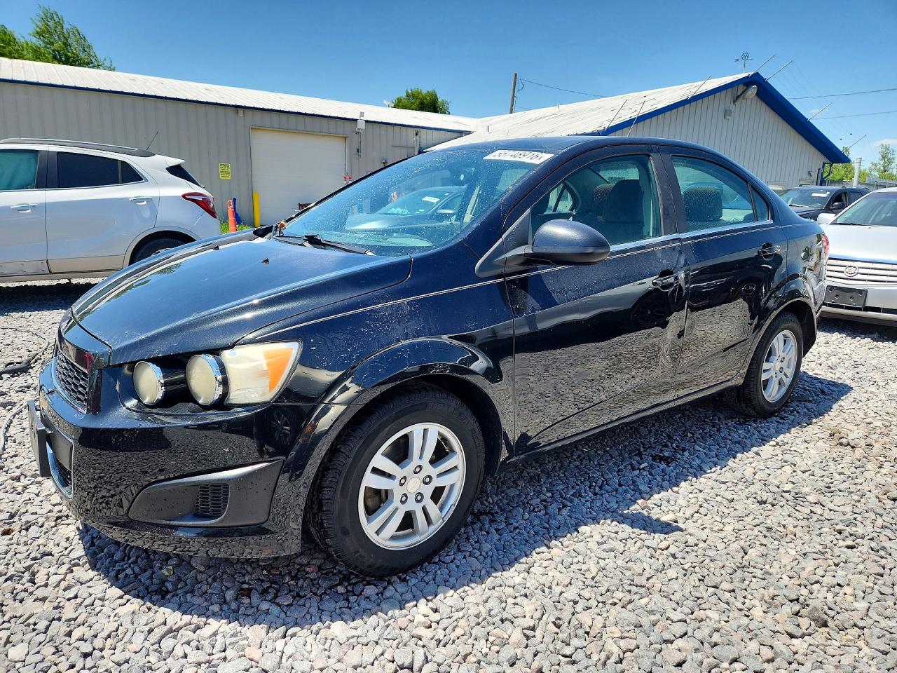 2015 Chevrolet Sonic Lt Black vin: 1G1JC5SH1F4204411