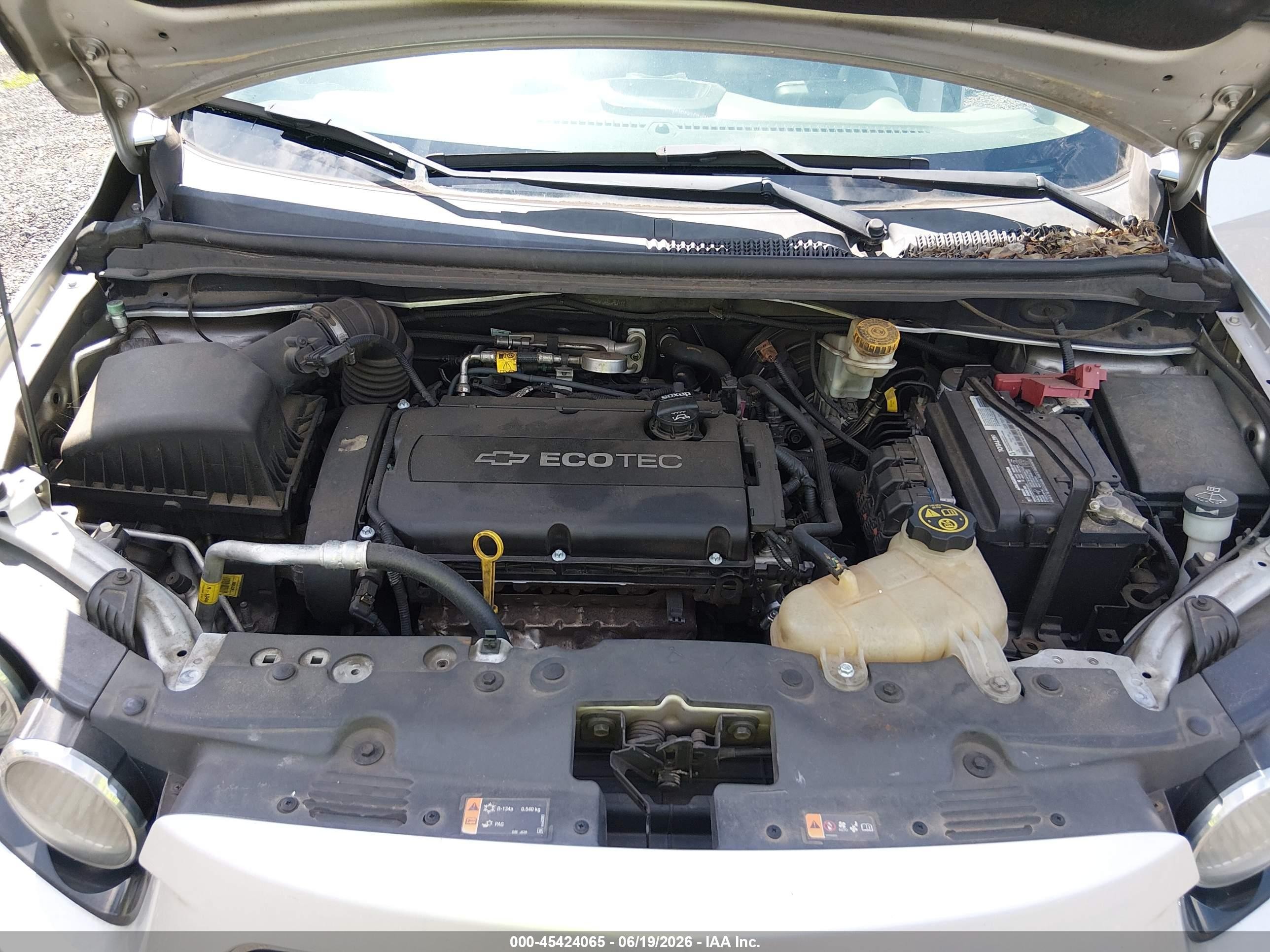 2015 Chevrolet Sonic Lt Auto Серебряный vin: 1G1JC5SH1F4206143