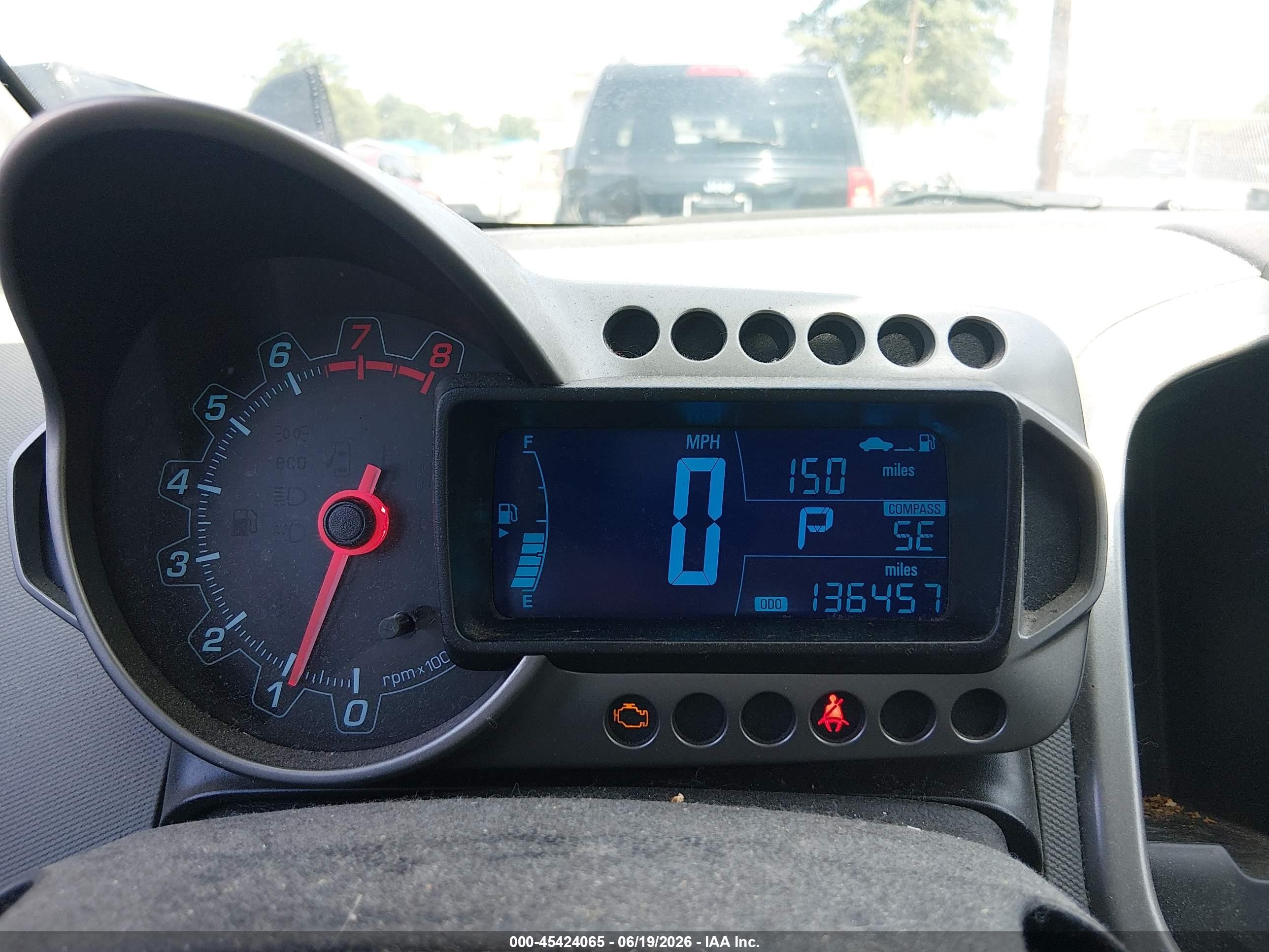 2015 Chevrolet Sonic Lt Auto Серебряный vin: 1G1JC5SH1F4206143
