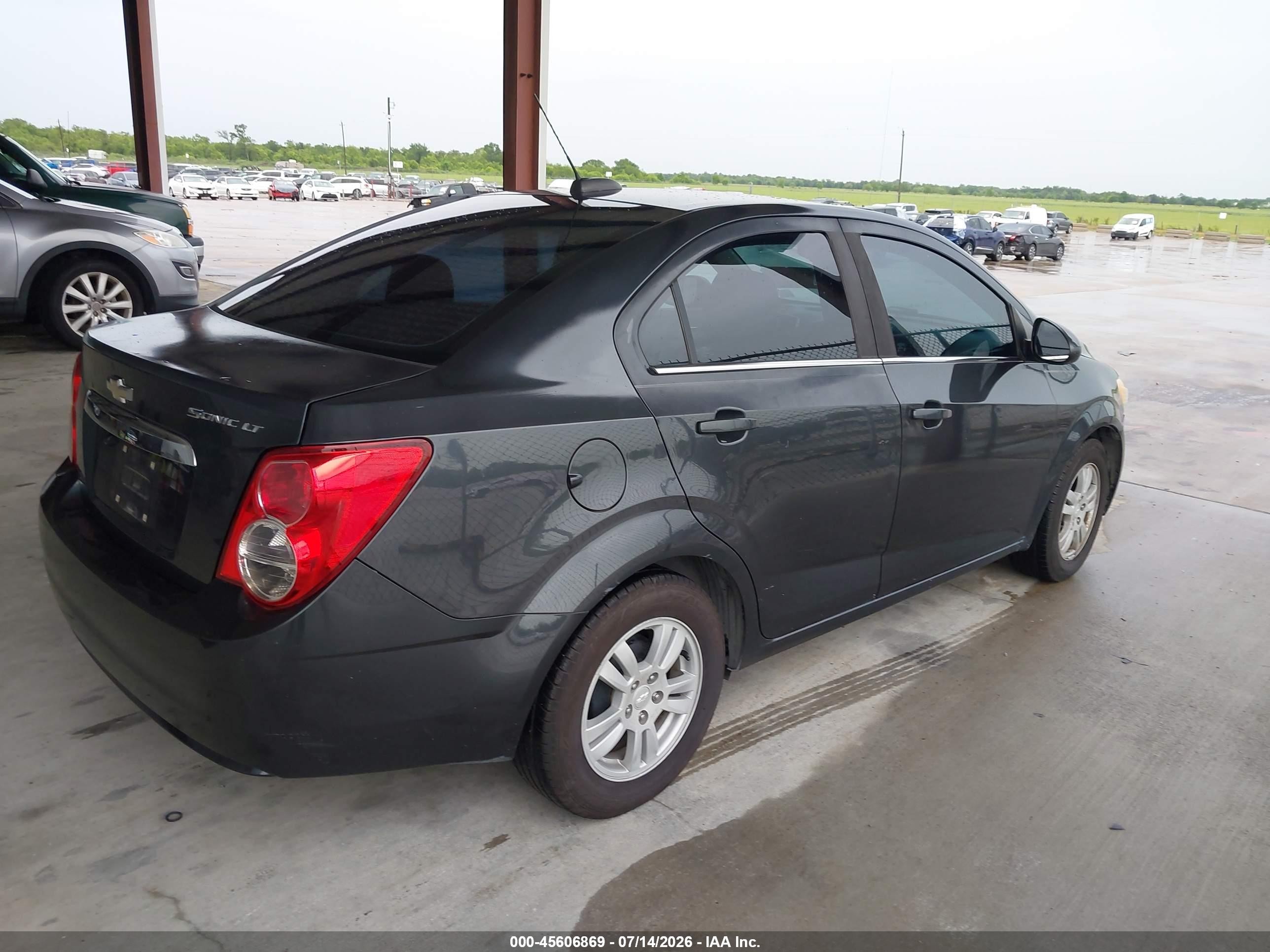 2015 Chevrolet Sonic Lt Auto Gray vin: 1G1JC5SH1F4209270