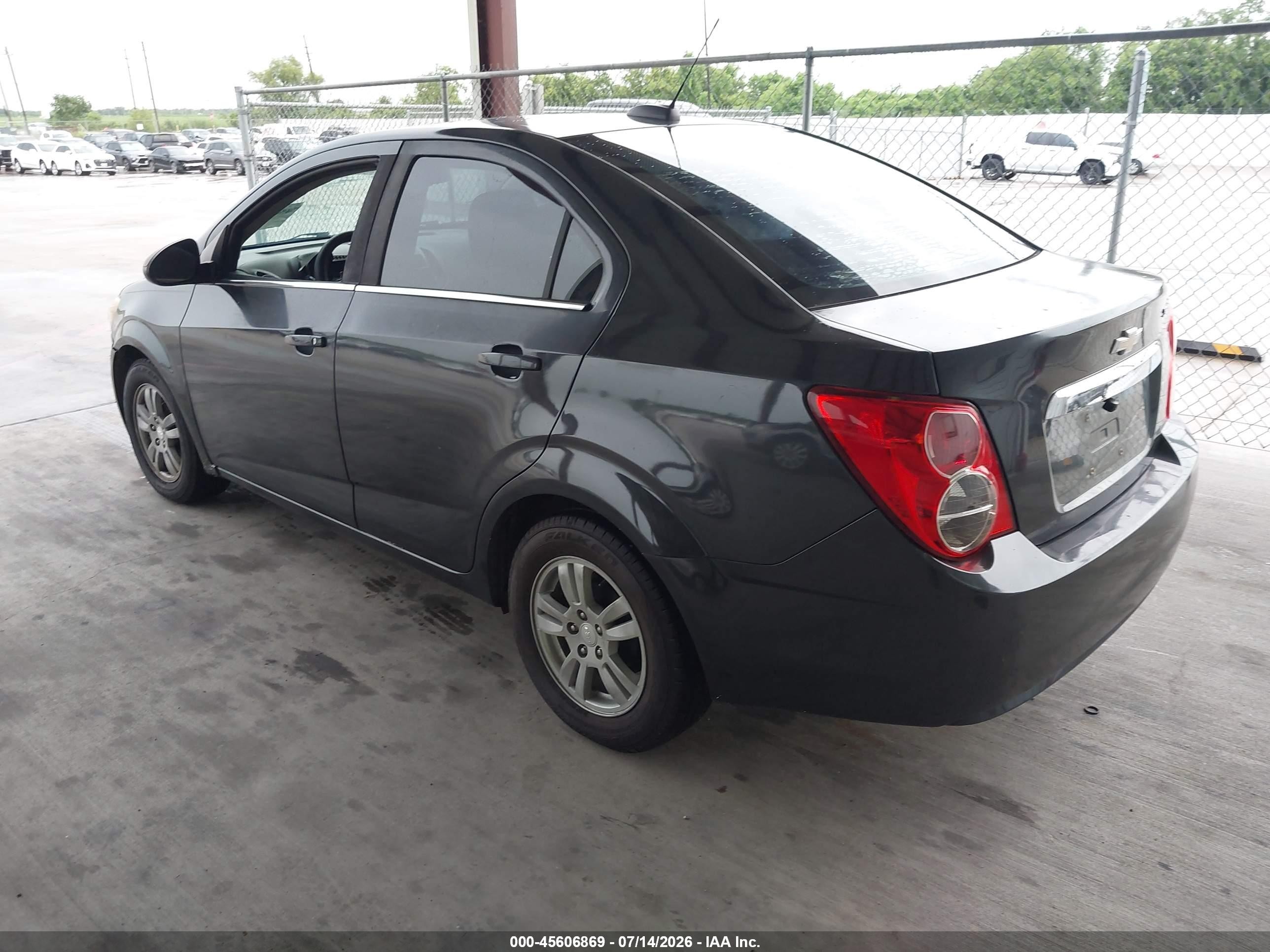 2015 Chevrolet Sonic Lt Auto Gray vin: 1G1JC5SH1F4209270