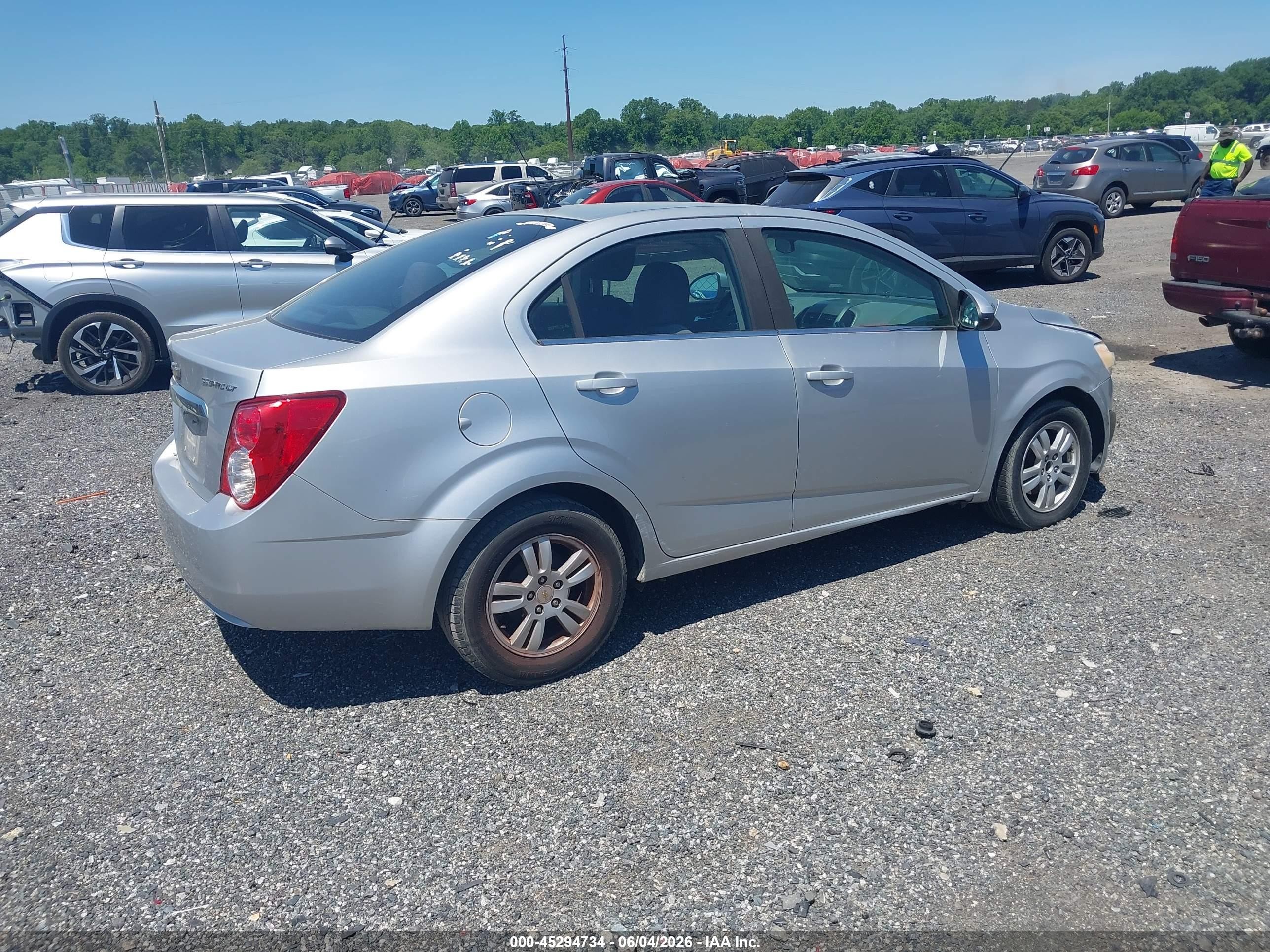 2012 Chevrolet Sonic 2lt Silver vin: 1G1JC5SH2C4104376