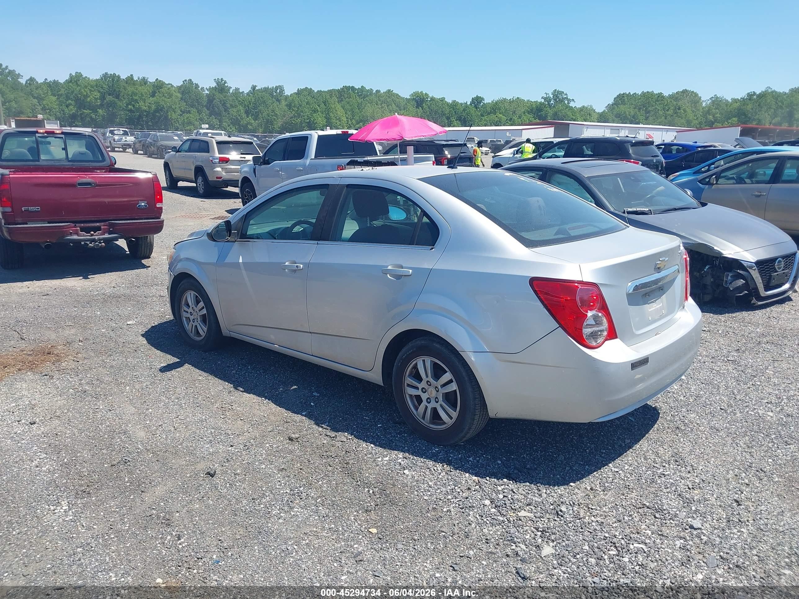 2012 Chevrolet Sonic 2lt Silver vin: 1G1JC5SH2C4104376