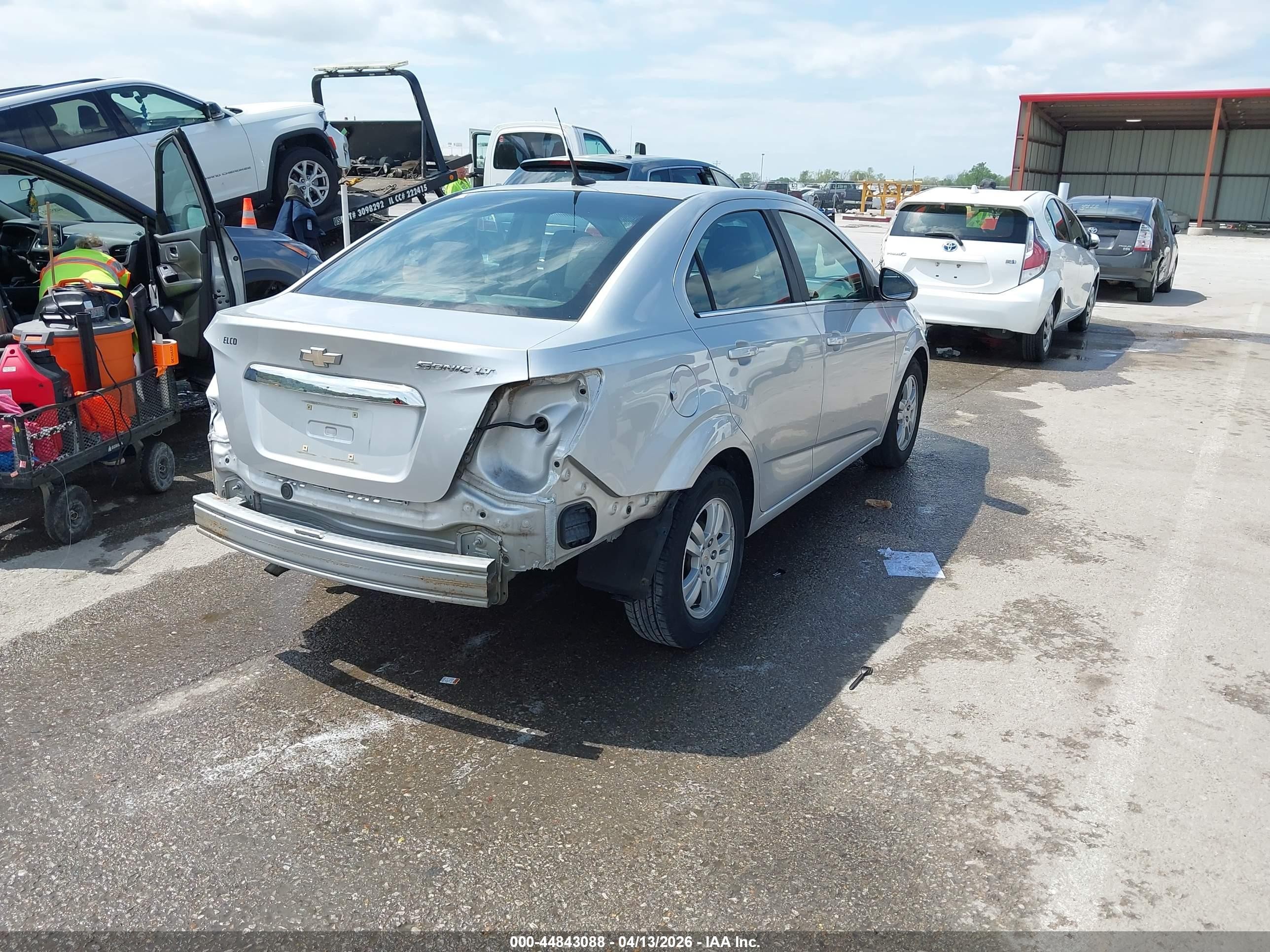 2012 Chevrolet Sonic 2lt Silver vin: 1G1JC5SH2C4108976