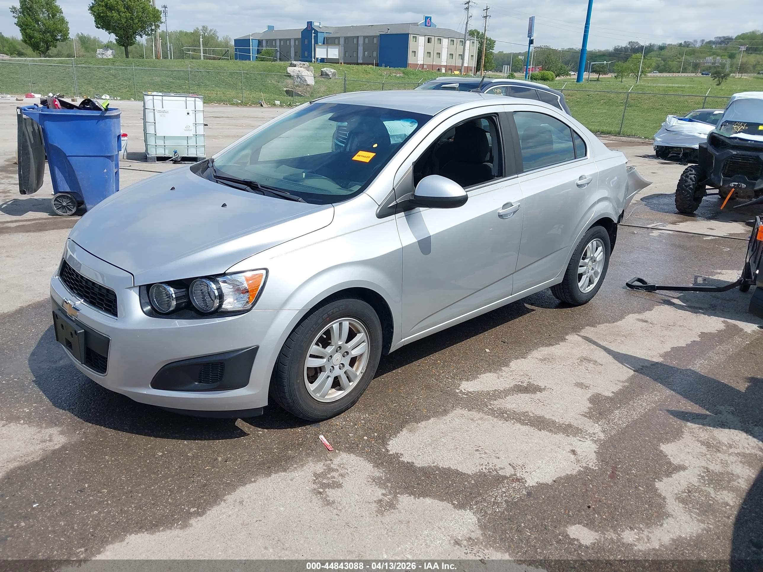 2012 Chevrolet Sonic 2lt Silver vin: 1G1JC5SH2C4108976