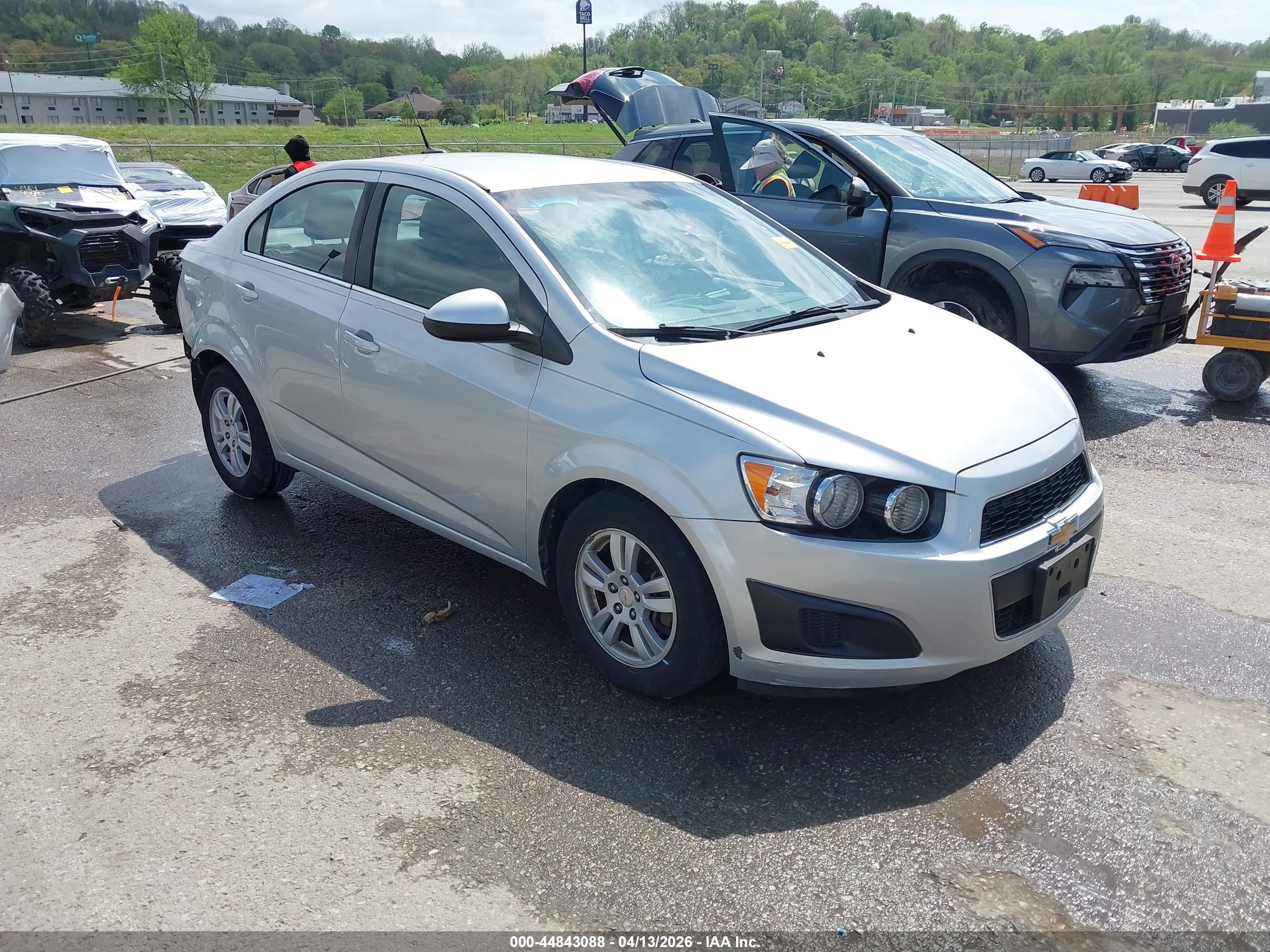 2012 Chevrolet Sonic 2lt Silver vin: 1G1JC5SH2C4108976