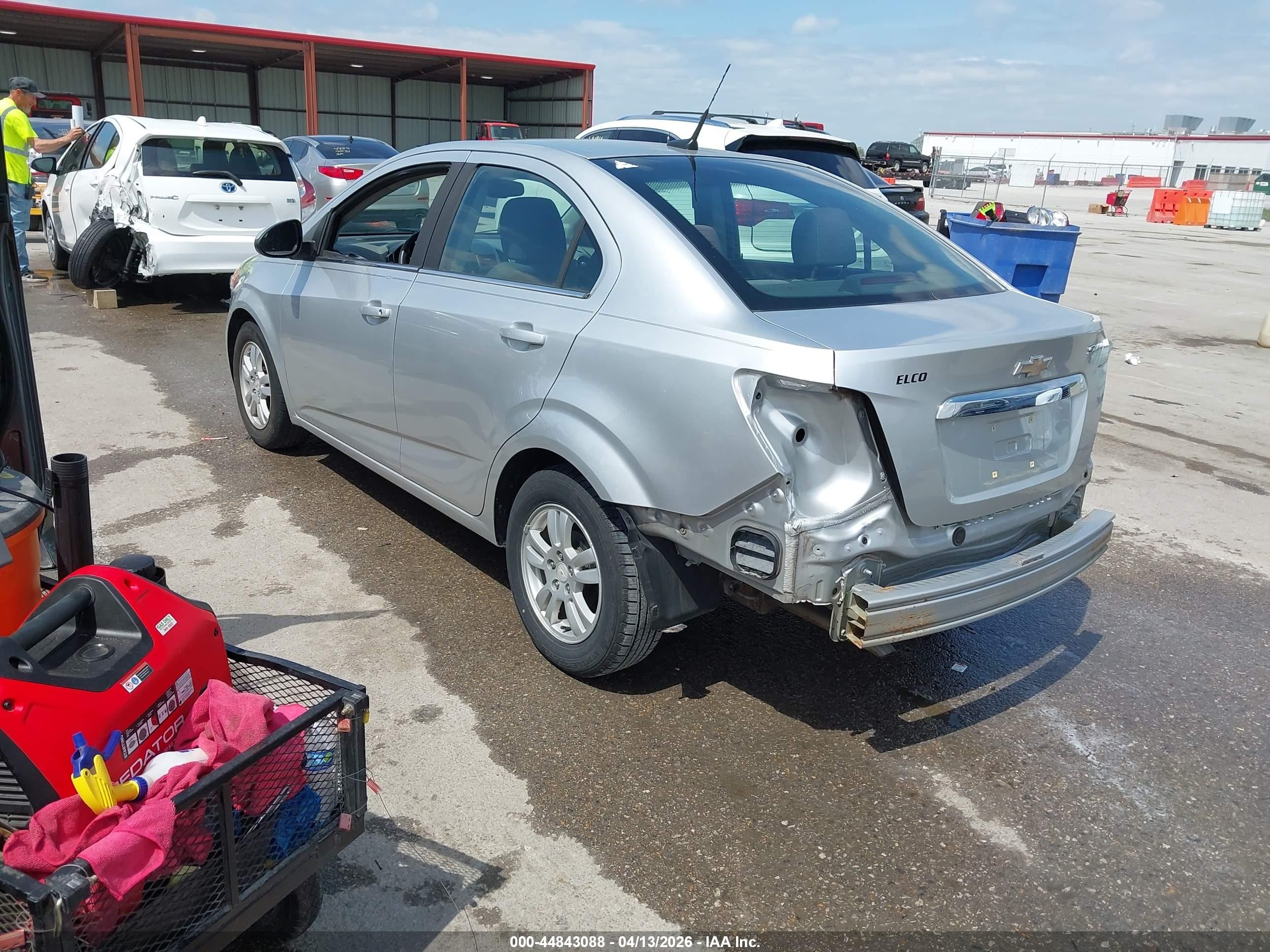 2012 Chevrolet Sonic 2lt Silver vin: 1G1JC5SH2C4108976