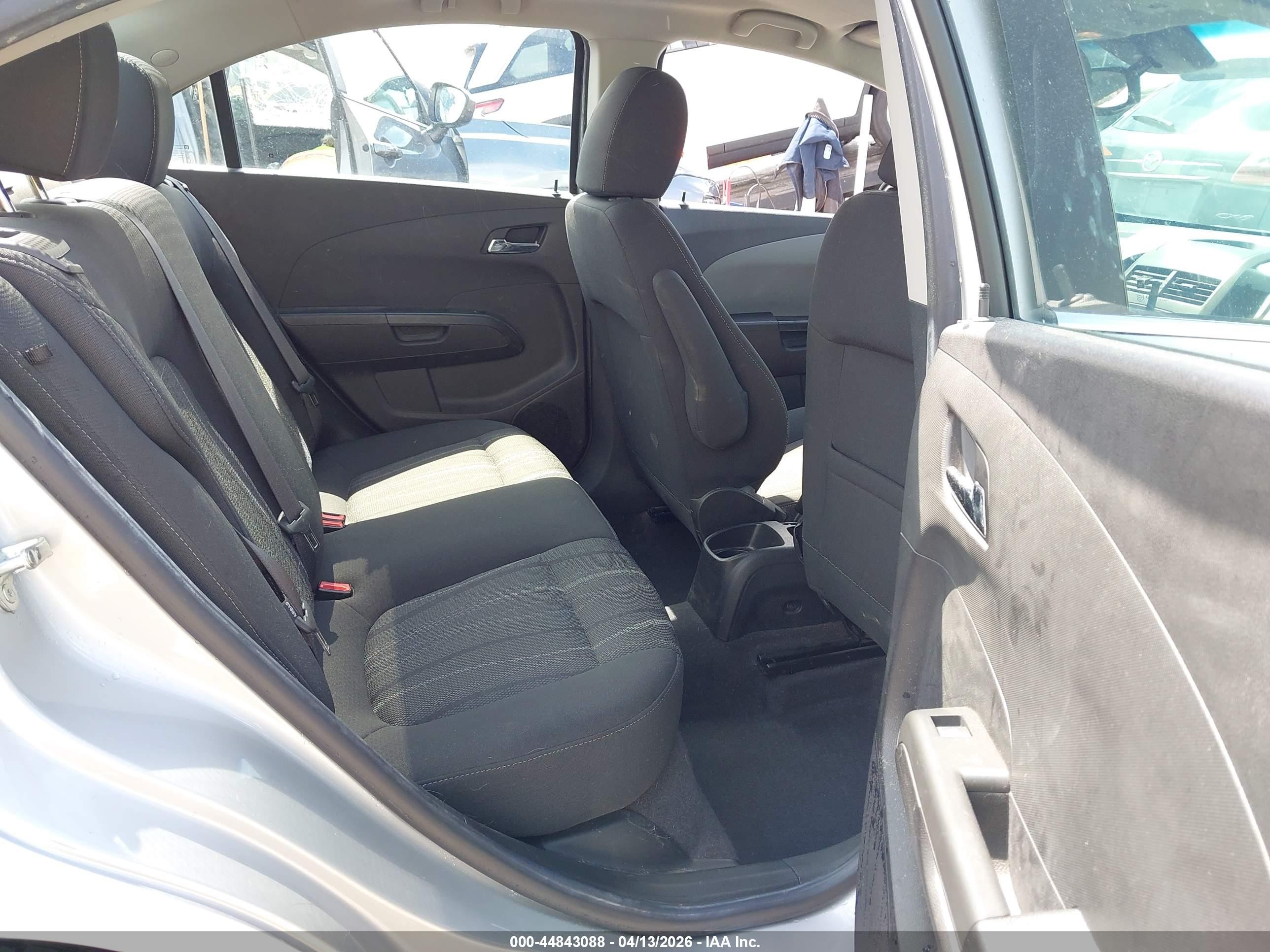2012 Chevrolet Sonic 2lt Silver vin: 1G1JC5SH2C4108976