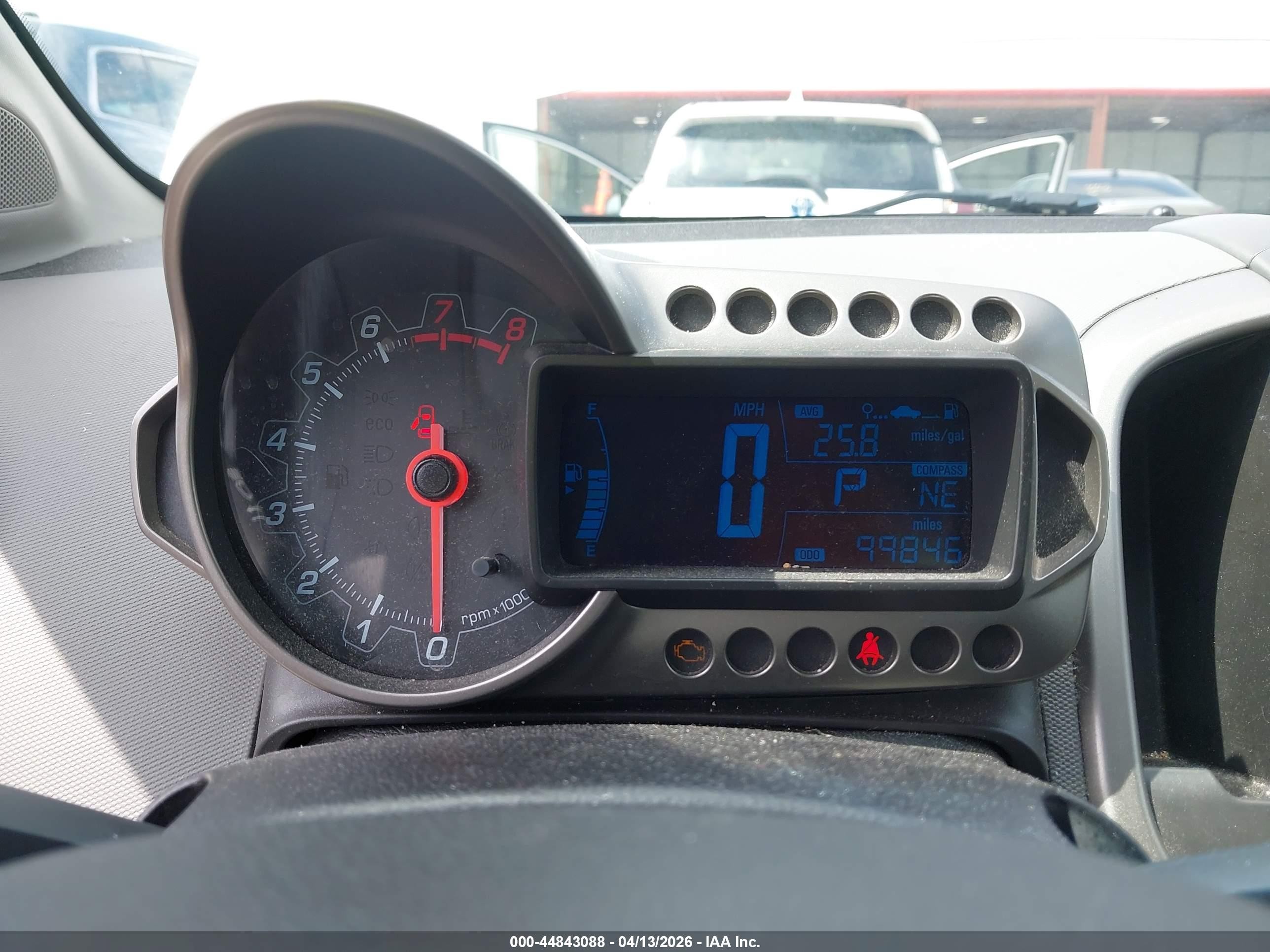 2012 Chevrolet Sonic 2lt Silver vin: 1G1JC5SH2C4108976