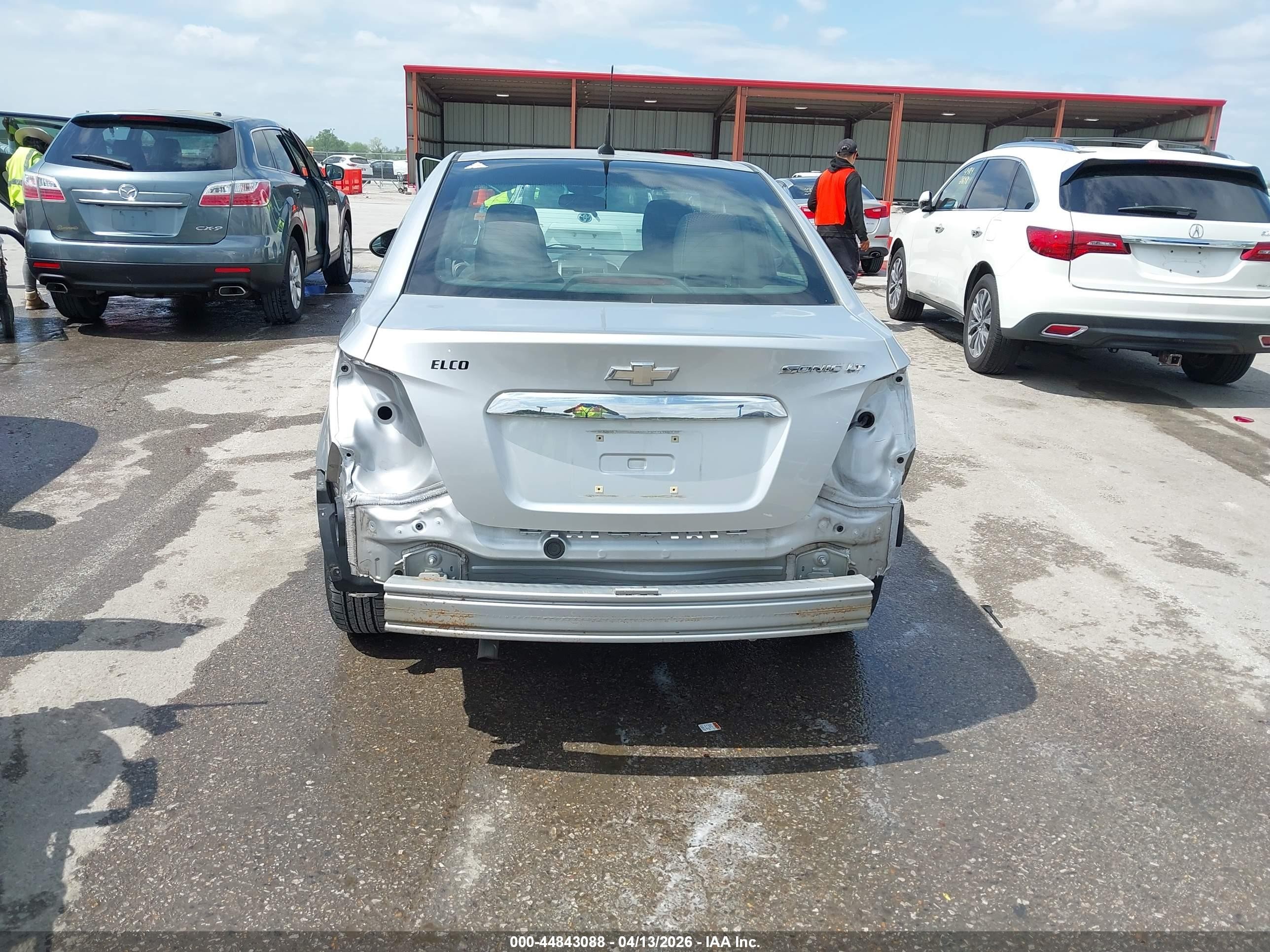 2012 Chevrolet Sonic 2lt Silver vin: 1G1JC5SH2C4108976
