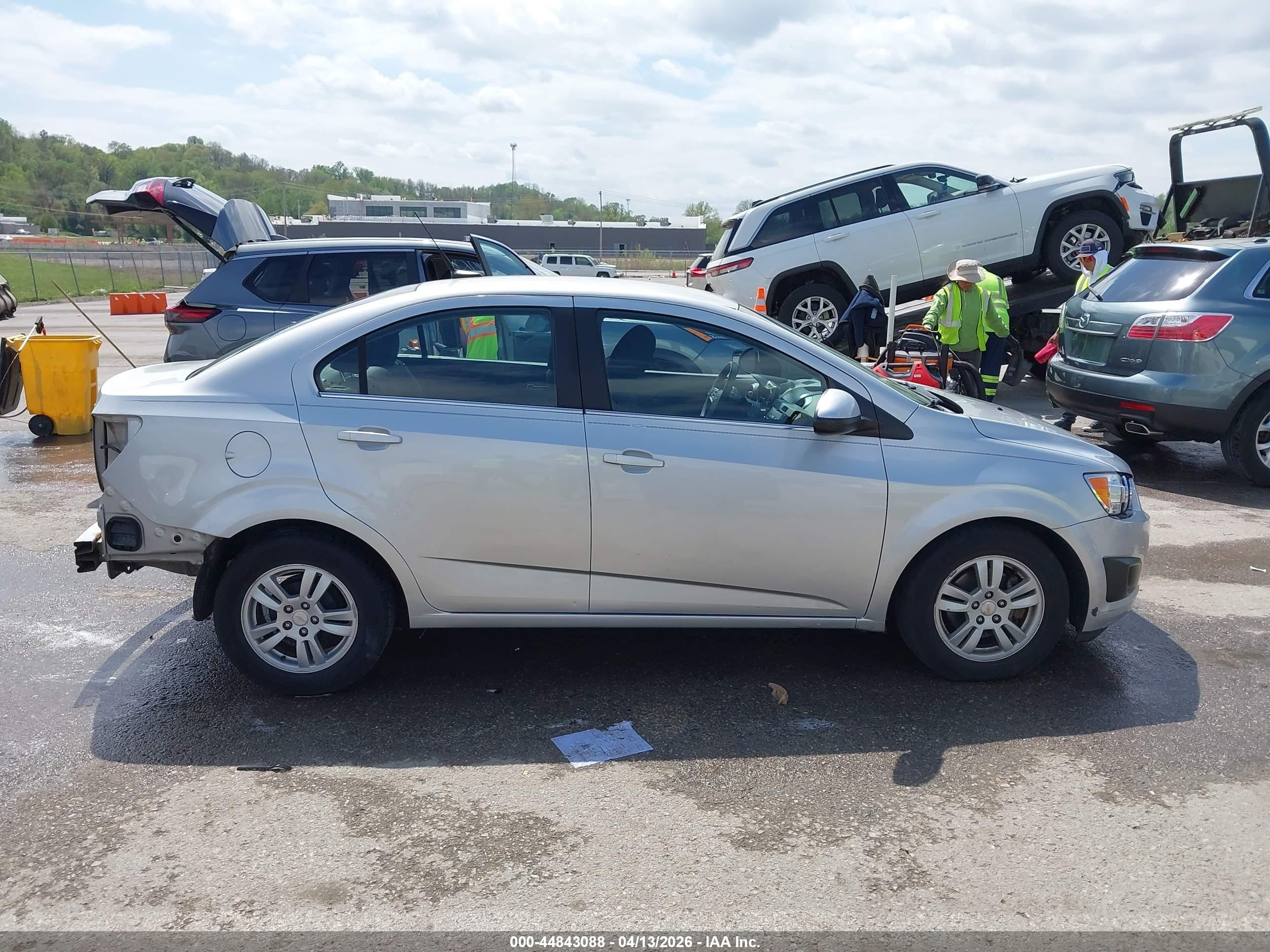 2012 Chevrolet Sonic 2lt Silver vin: 1G1JC5SH2C4108976