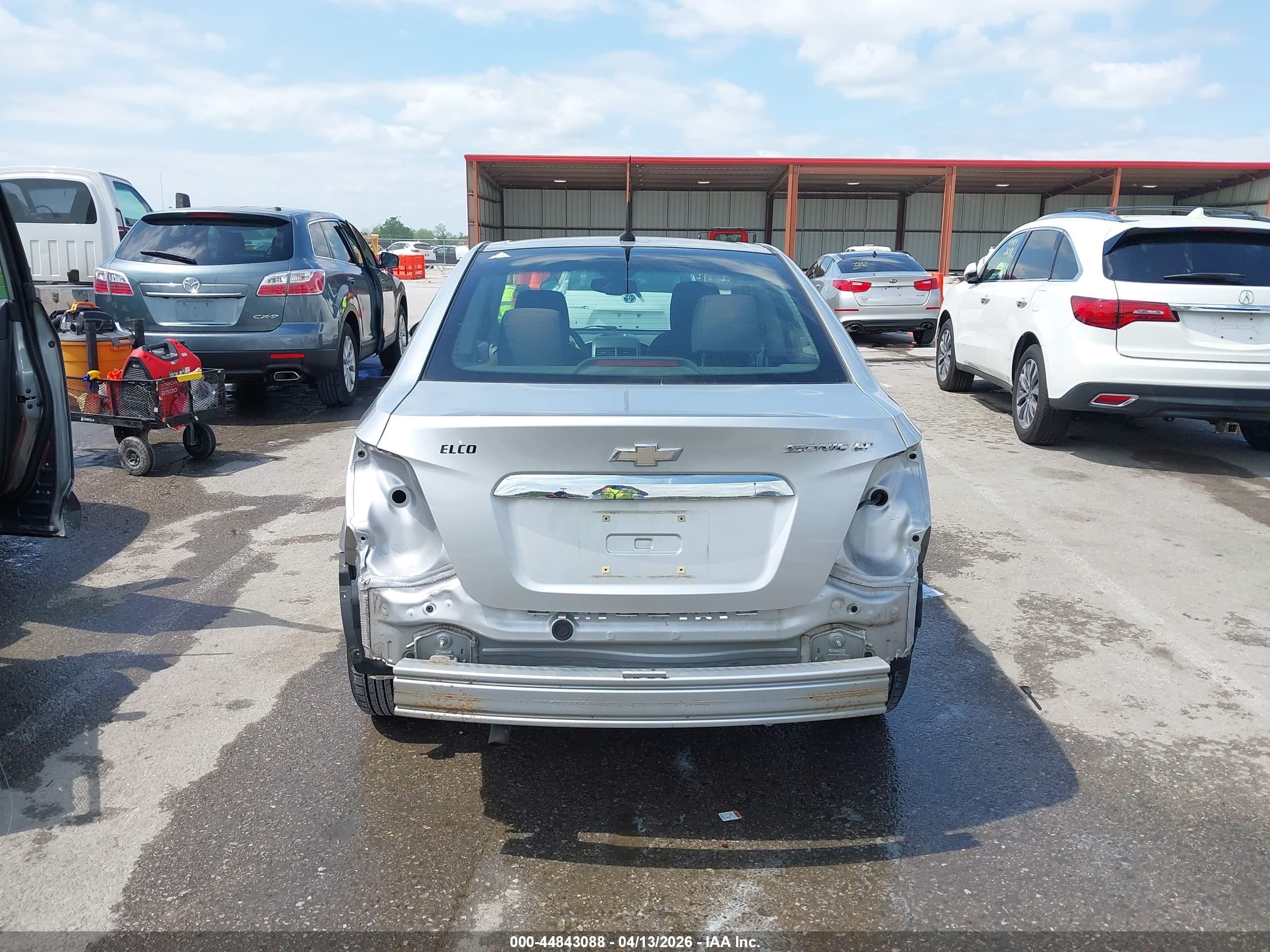2012 Chevrolet Sonic 2lt Silver vin: 1G1JC5SH2C4108976