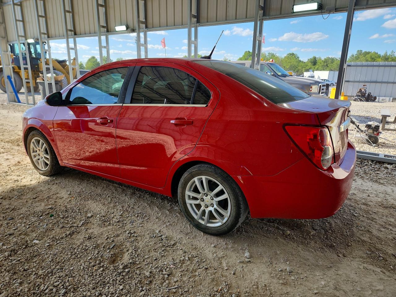 2012 Chevrolet Sonic Red vin: 1G1JC5SH2C4119542